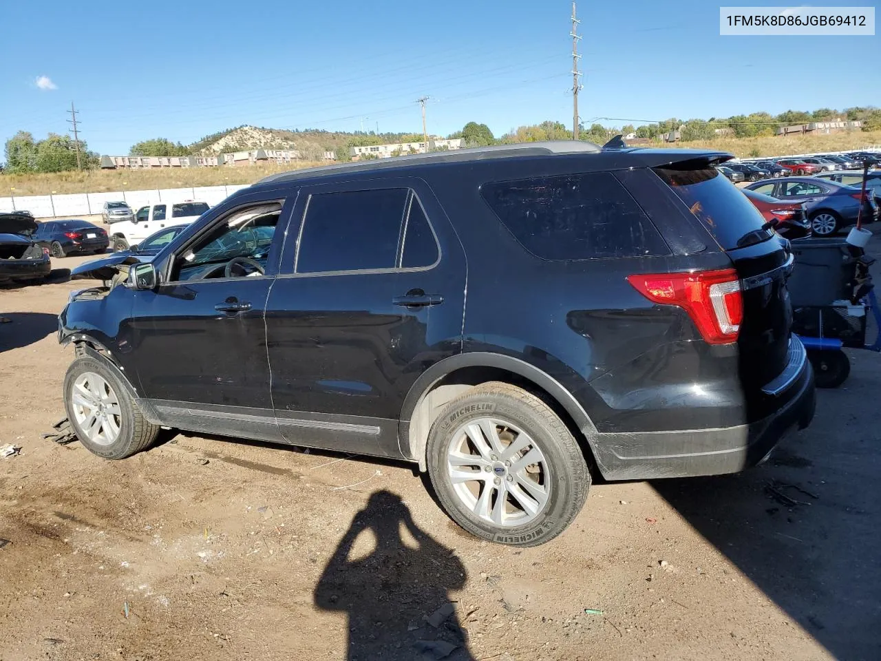 2018 Ford Explorer Xlt VIN: 1FM5K8D86JGB69412 Lot: 77040444