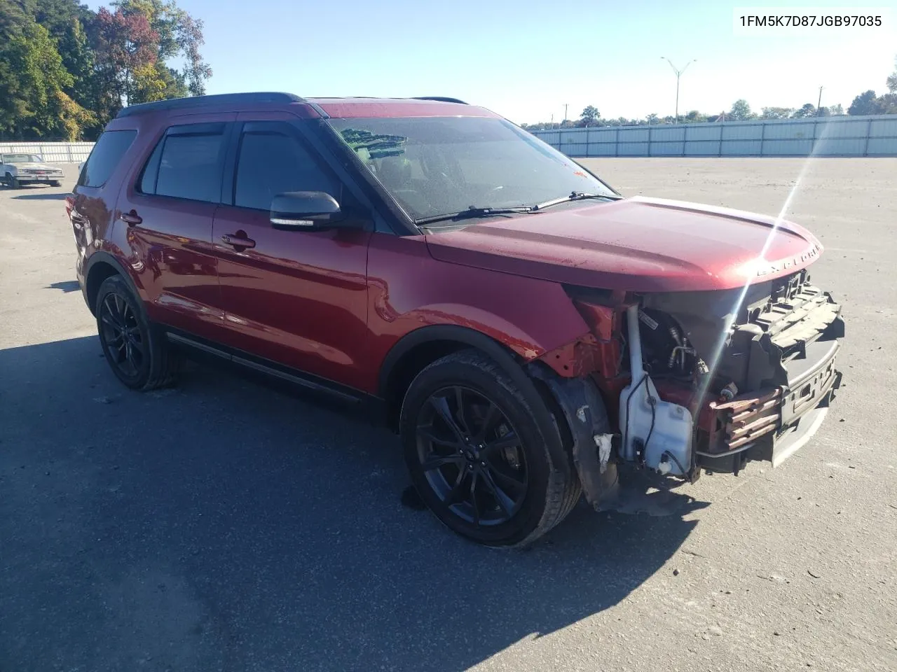 2018 Ford Explorer Xlt VIN: 1FM5K7D87JGB97035 Lot: 77103094