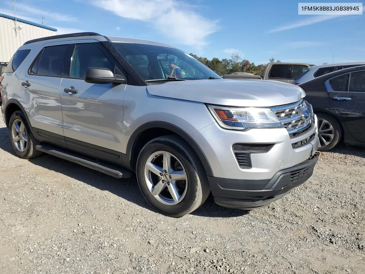 2018 Ford Explorer VIN: 1FM5K8B83JGB38945 Lot: 77130074