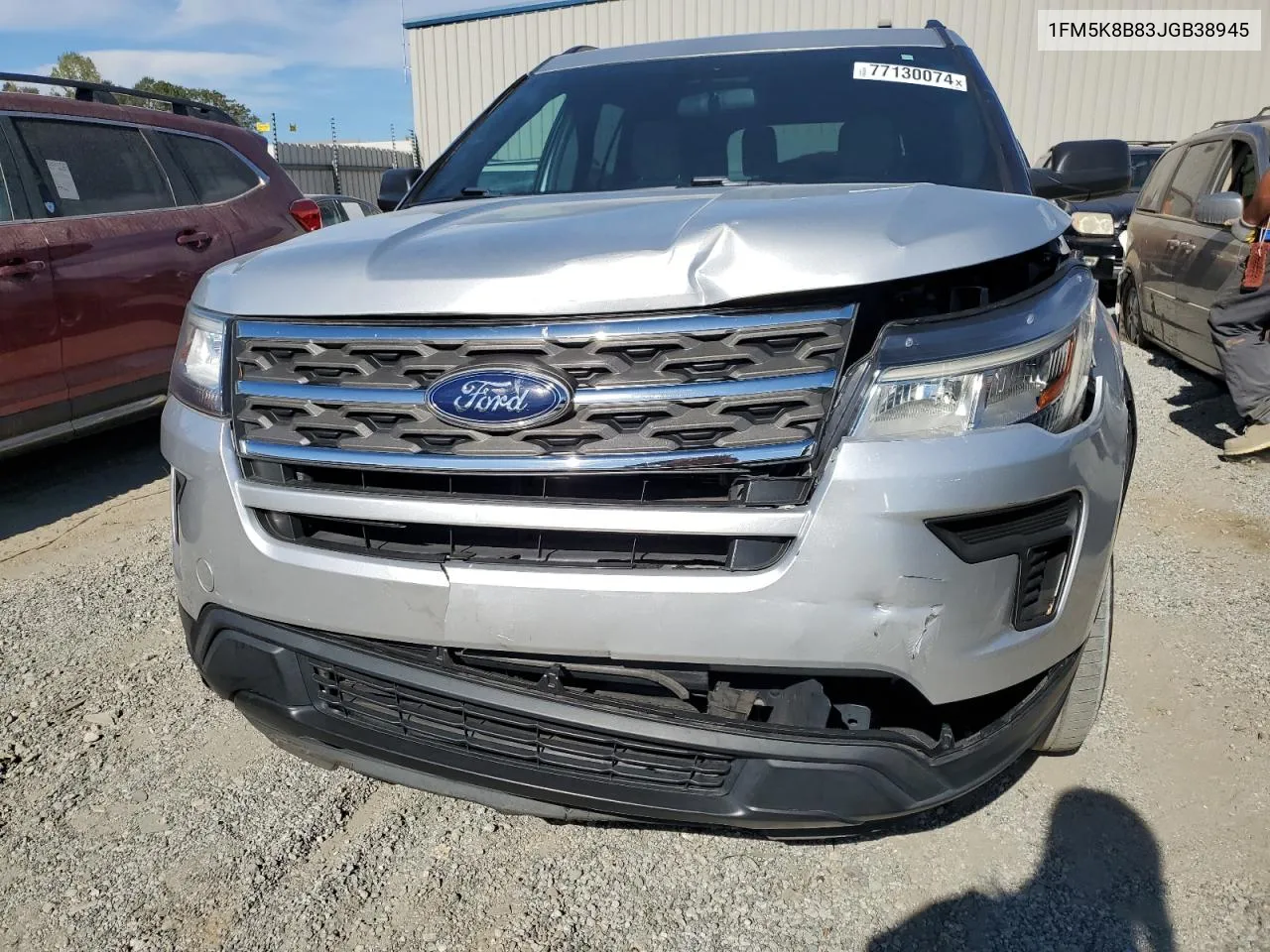 2018 Ford Explorer VIN: 1FM5K8B83JGB38945 Lot: 77130074