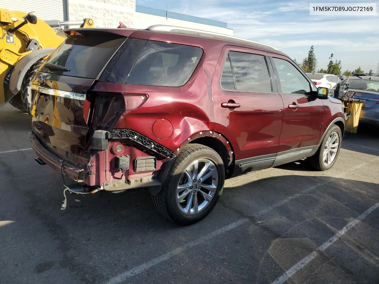 2018 Ford Explorer Xlt VIN: 1FM5K7D89JGC72169 Lot: 77158574