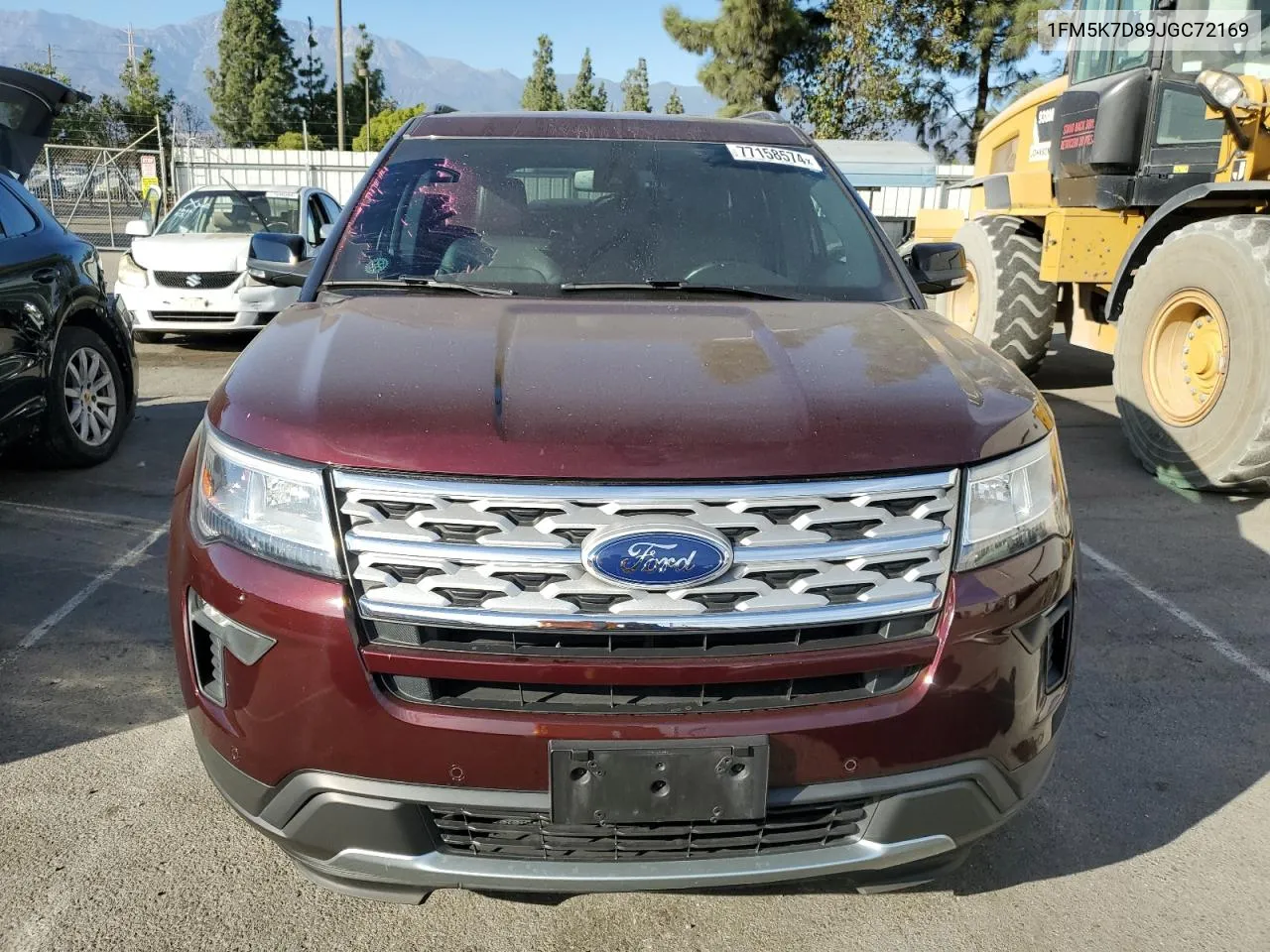 2018 Ford Explorer Xlt VIN: 1FM5K7D89JGC72169 Lot: 77158574