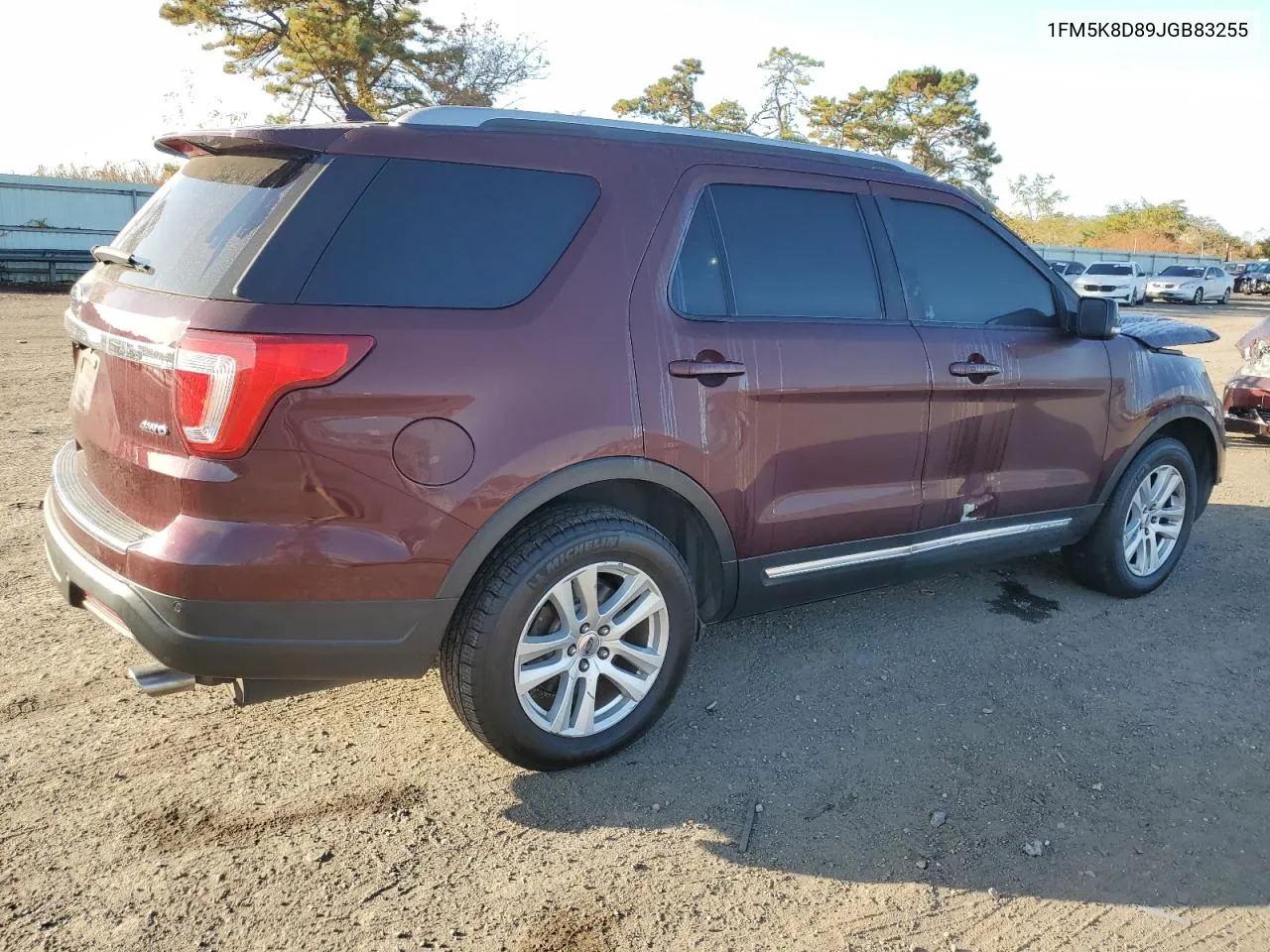 2018 Ford Explorer Xlt VIN: 1FM5K8D89JGB83255 Lot: 77176174