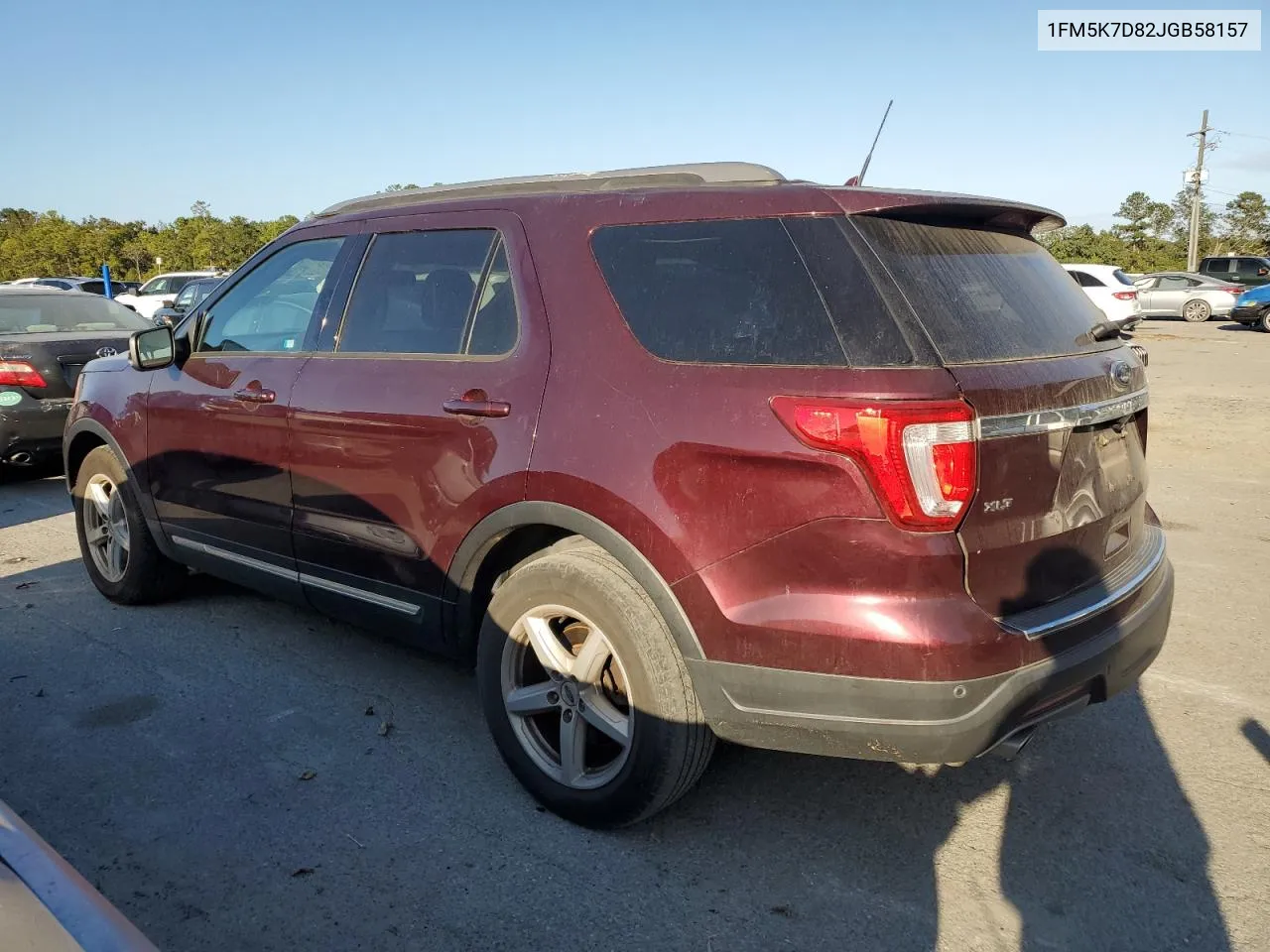 2018 Ford Explorer Xlt VIN: 1FM5K7D82JGB58157 Lot: 77255764