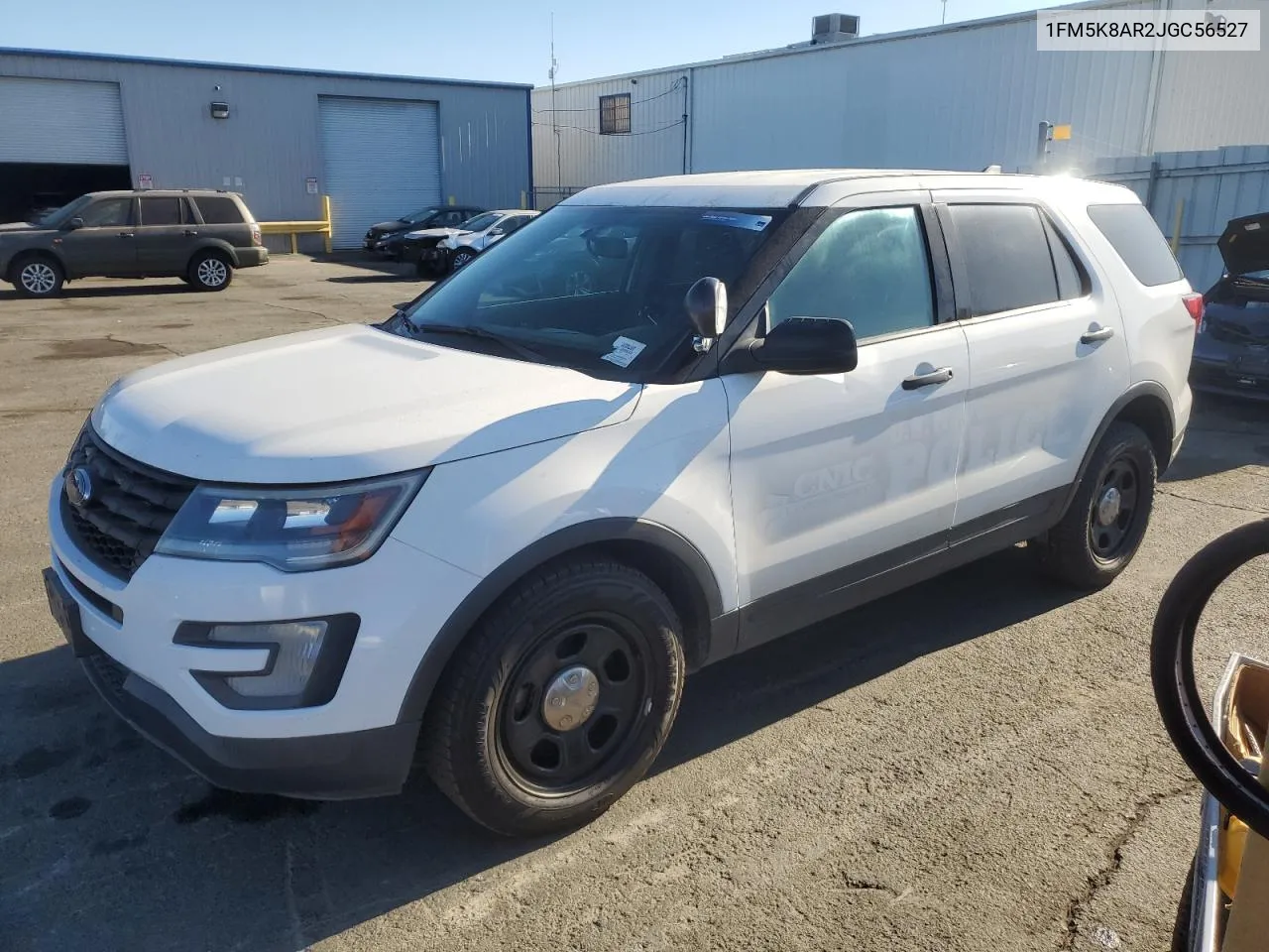 2018 Ford Explorer Police Interceptor VIN: 1FM5K8AR2JGC56527 Lot: 77283934