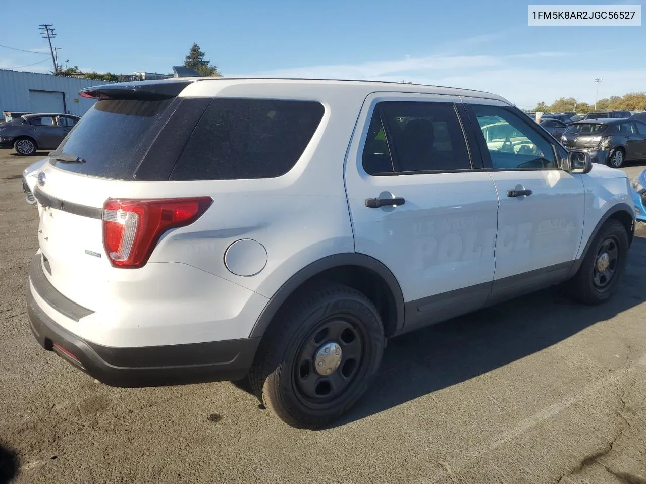 2018 Ford Explorer Police Interceptor VIN: 1FM5K8AR2JGC56527 Lot: 77283934