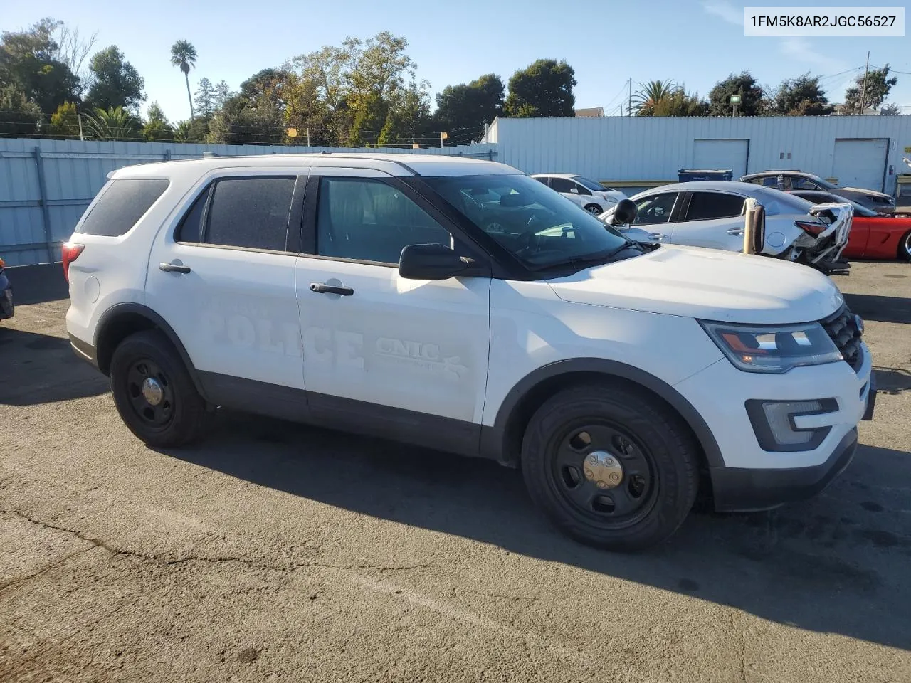 2018 Ford Explorer Police Interceptor VIN: 1FM5K8AR2JGC56527 Lot: 77283934