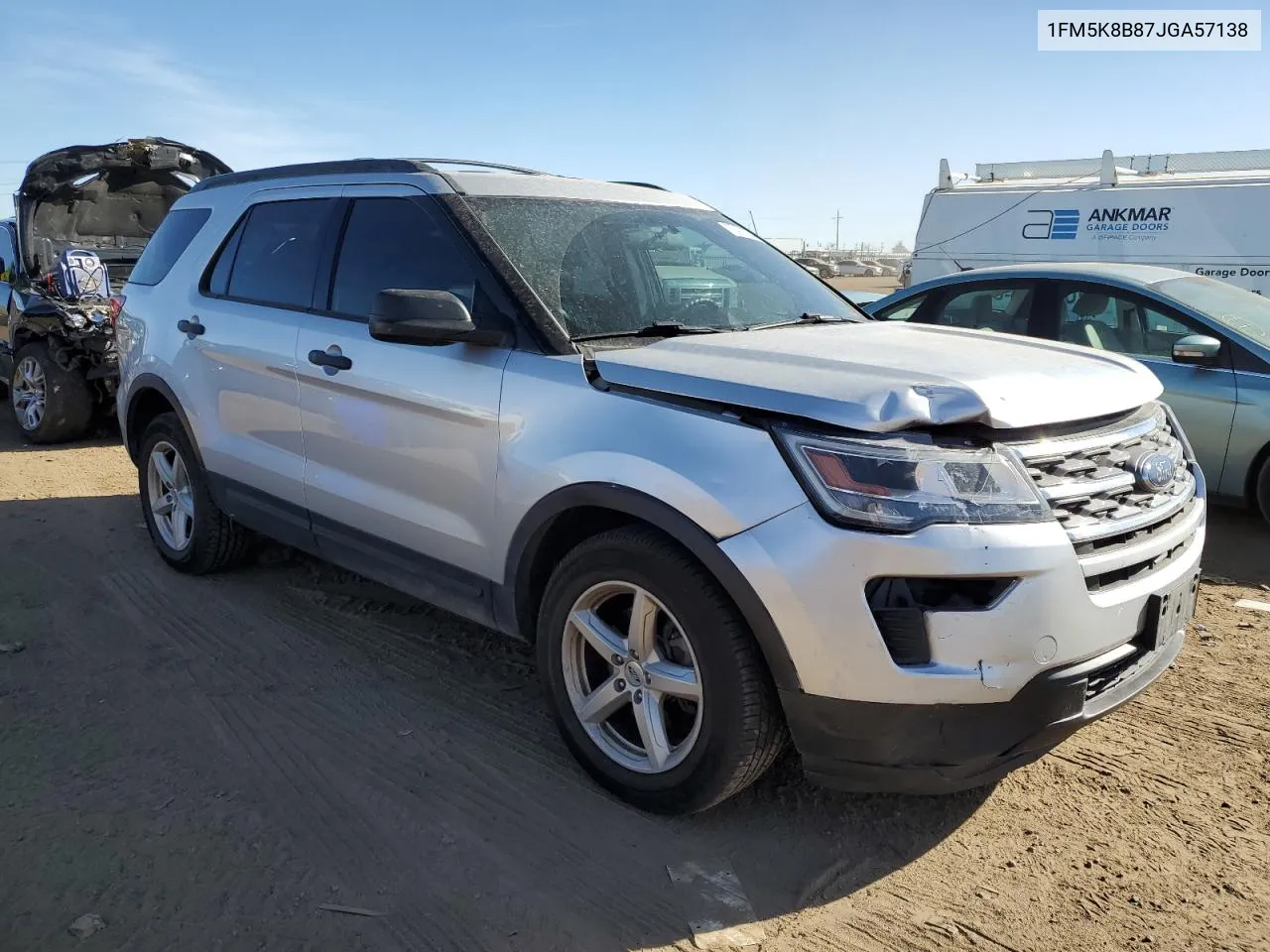 2018 Ford Explorer VIN: 1FM5K8B87JGA57138 Lot: 77429954