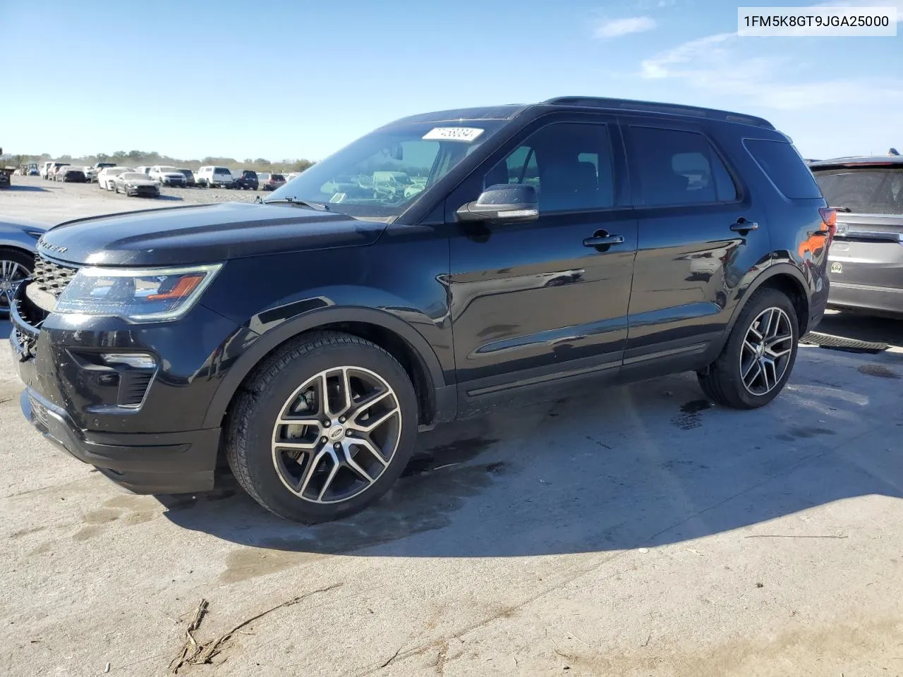 2018 Ford Explorer Sport VIN: 1FM5K8GT9JGA25000 Lot: 77458034