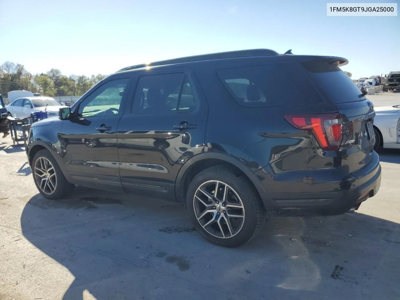 2018 Ford Explorer Sport VIN: 1FM5K8GT9JGA25000 Lot: 77458034