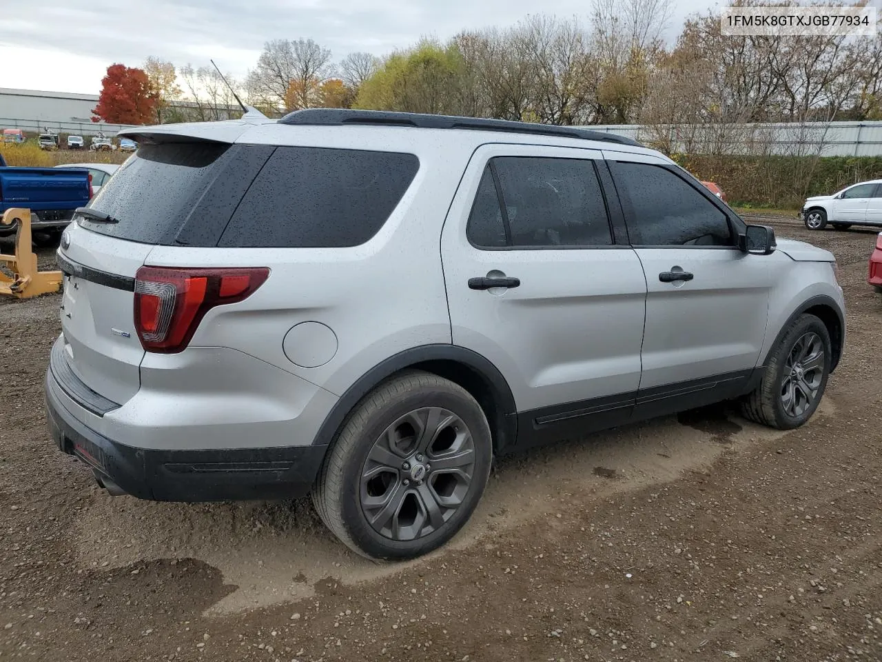 2018 Ford Explorer Sport VIN: 1FM5K8GTXJGB77934 Lot: 77599954