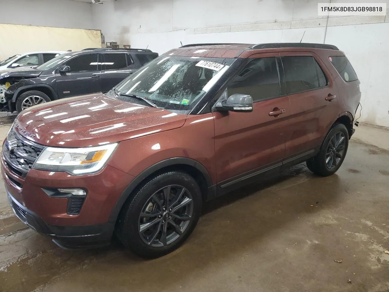 2018 Ford Explorer Xlt VIN: 1FM5K8D83JGB98818 Lot: 77610744