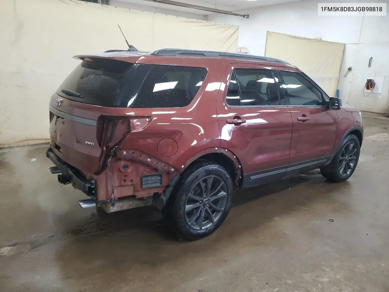 2018 Ford Explorer Xlt VIN: 1FM5K8D83JGB98818 Lot: 77610744