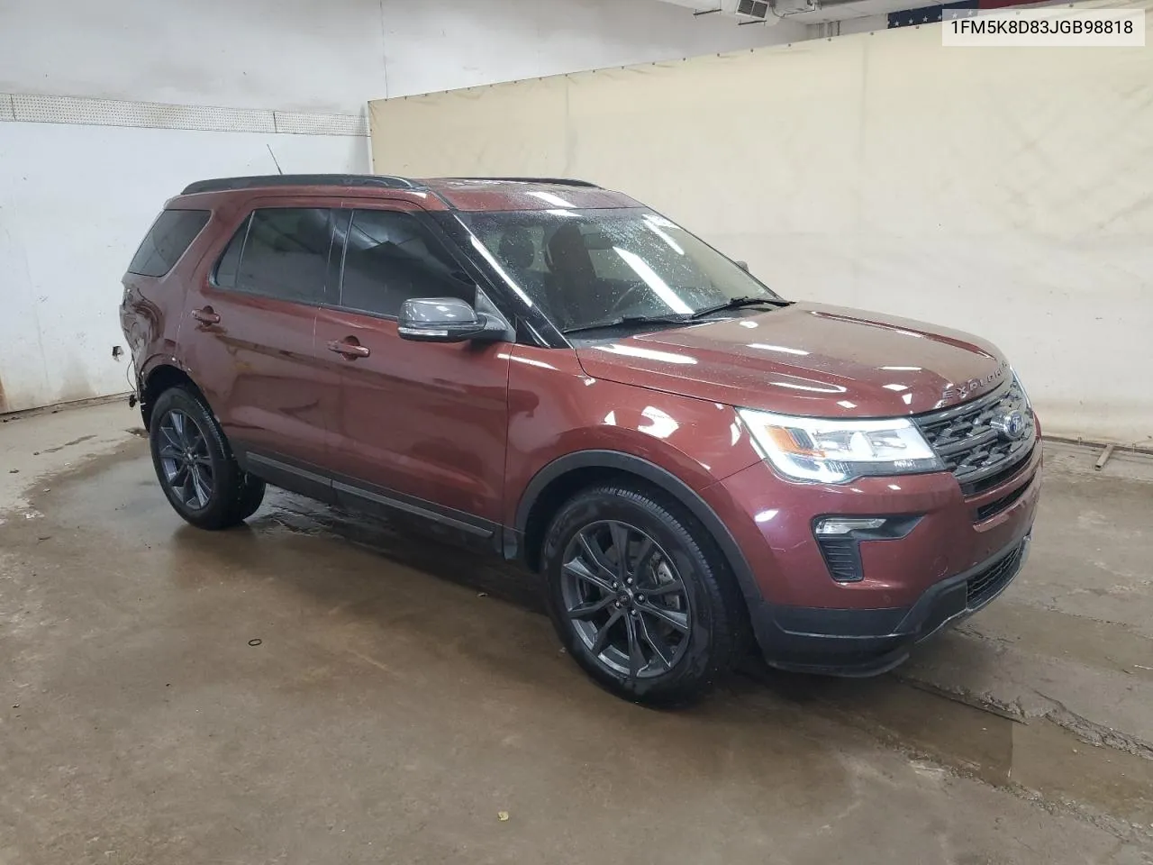 2018 Ford Explorer Xlt VIN: 1FM5K8D83JGB98818 Lot: 77610744