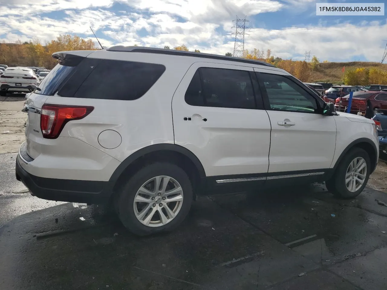 2018 Ford Explorer Xlt VIN: 1FM5K8D86JGA45382 Lot: 77635904