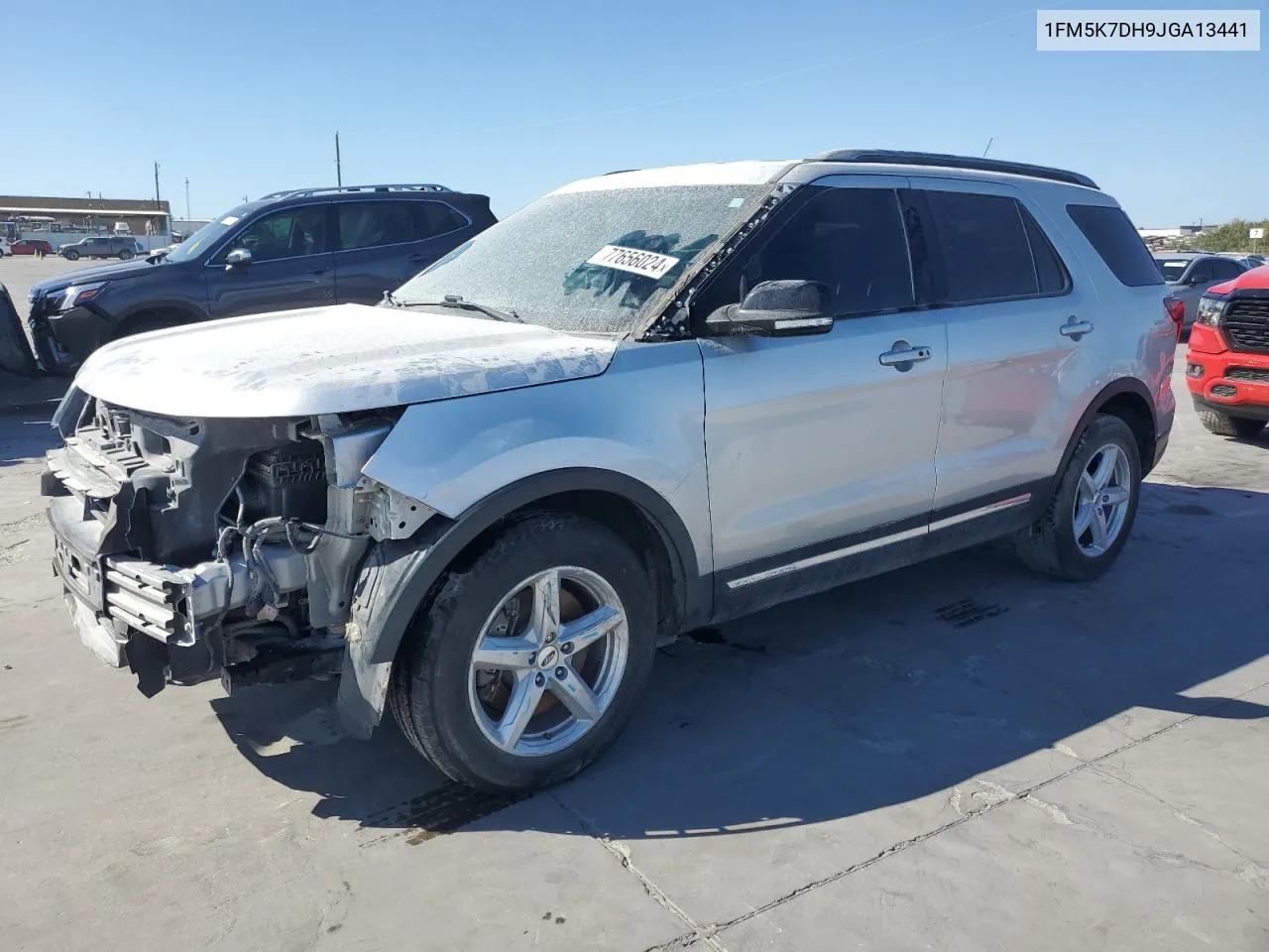 2018 Ford Explorer Xlt VIN: 1FM5K7DH9JGA13441 Lot: 77656024