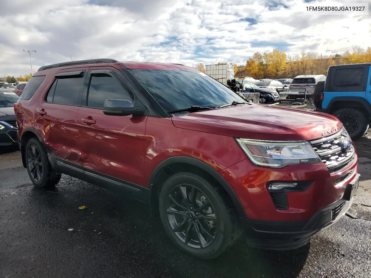 2018 Ford Explorer Xlt VIN: 1FM5K8D80JGA19327 Lot: 77707724