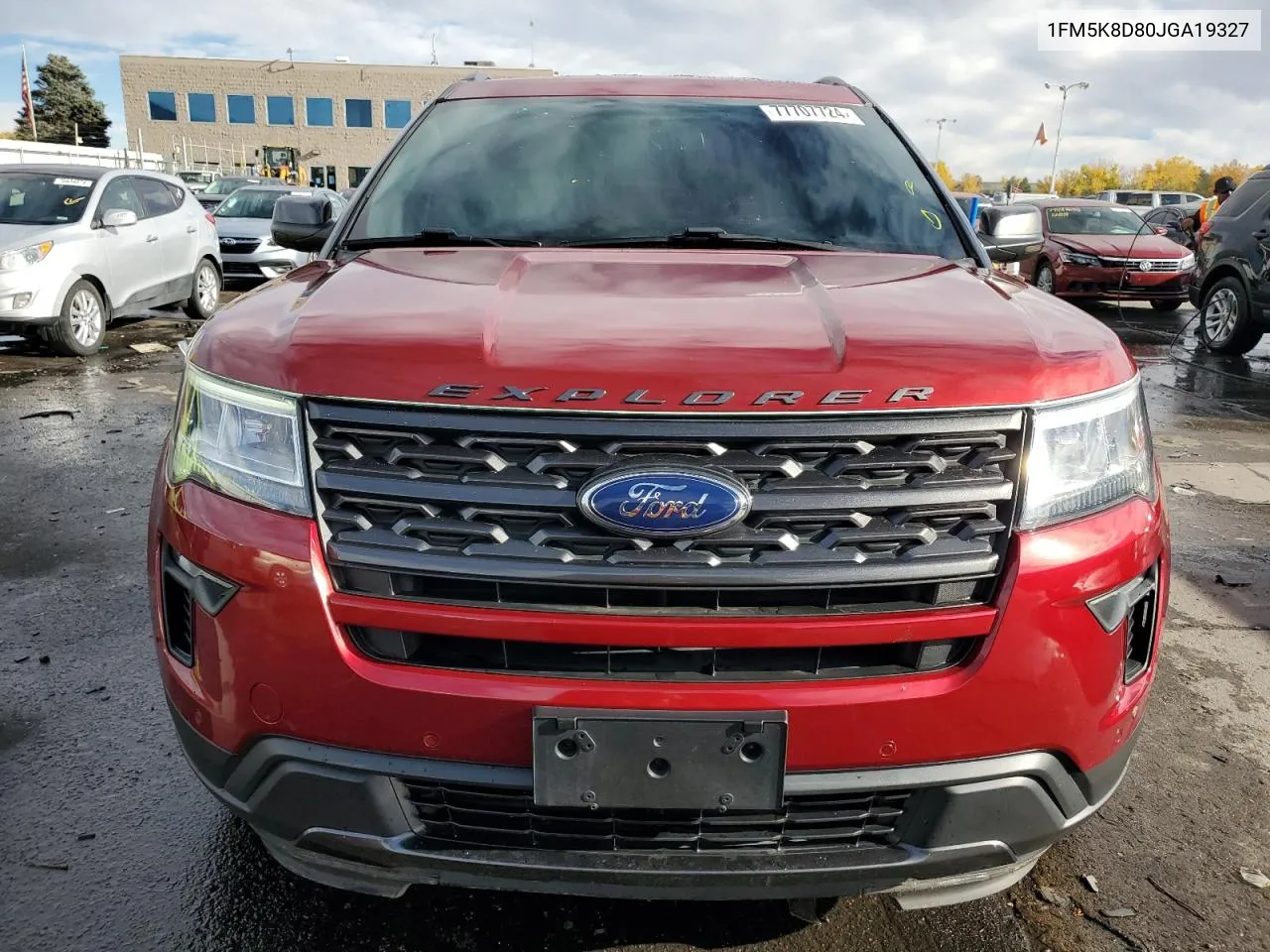 2018 Ford Explorer Xlt VIN: 1FM5K8D80JGA19327 Lot: 77707724