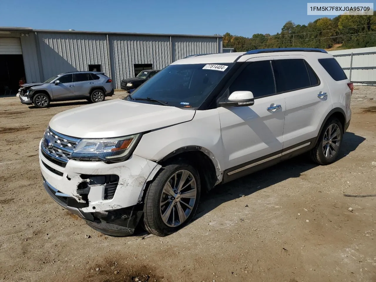 2018 Ford Explorer Limited VIN: 1FM5K7F8XJGA95709 Lot: 77814404