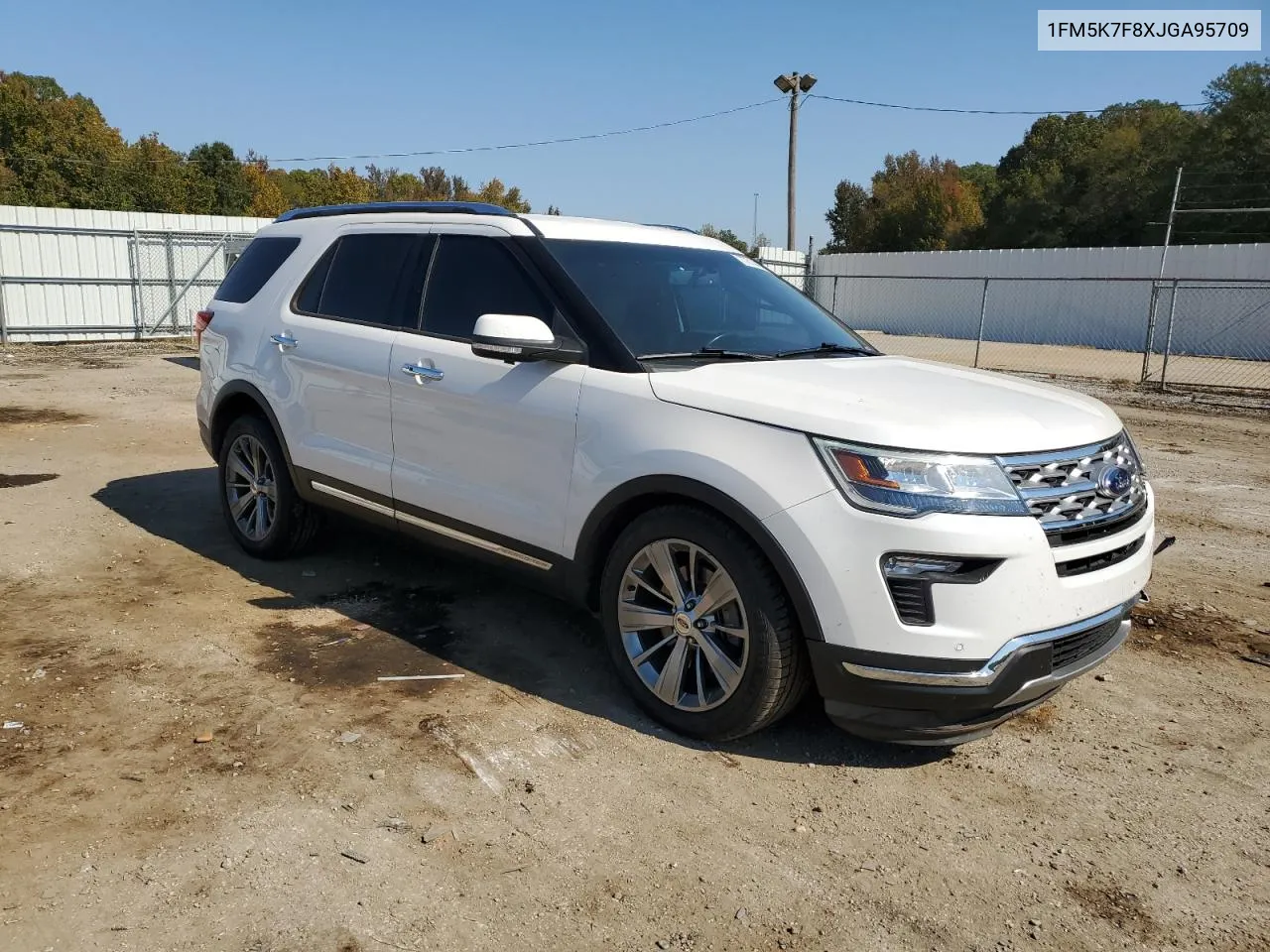 2018 Ford Explorer Limited VIN: 1FM5K7F8XJGA95709 Lot: 77814404