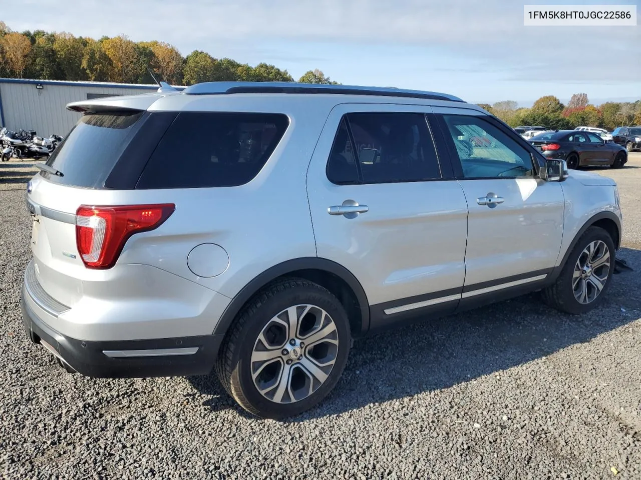 2018 Ford Explorer Platinum VIN: 1FM5K8HT0JGC22586 Lot: 78019224