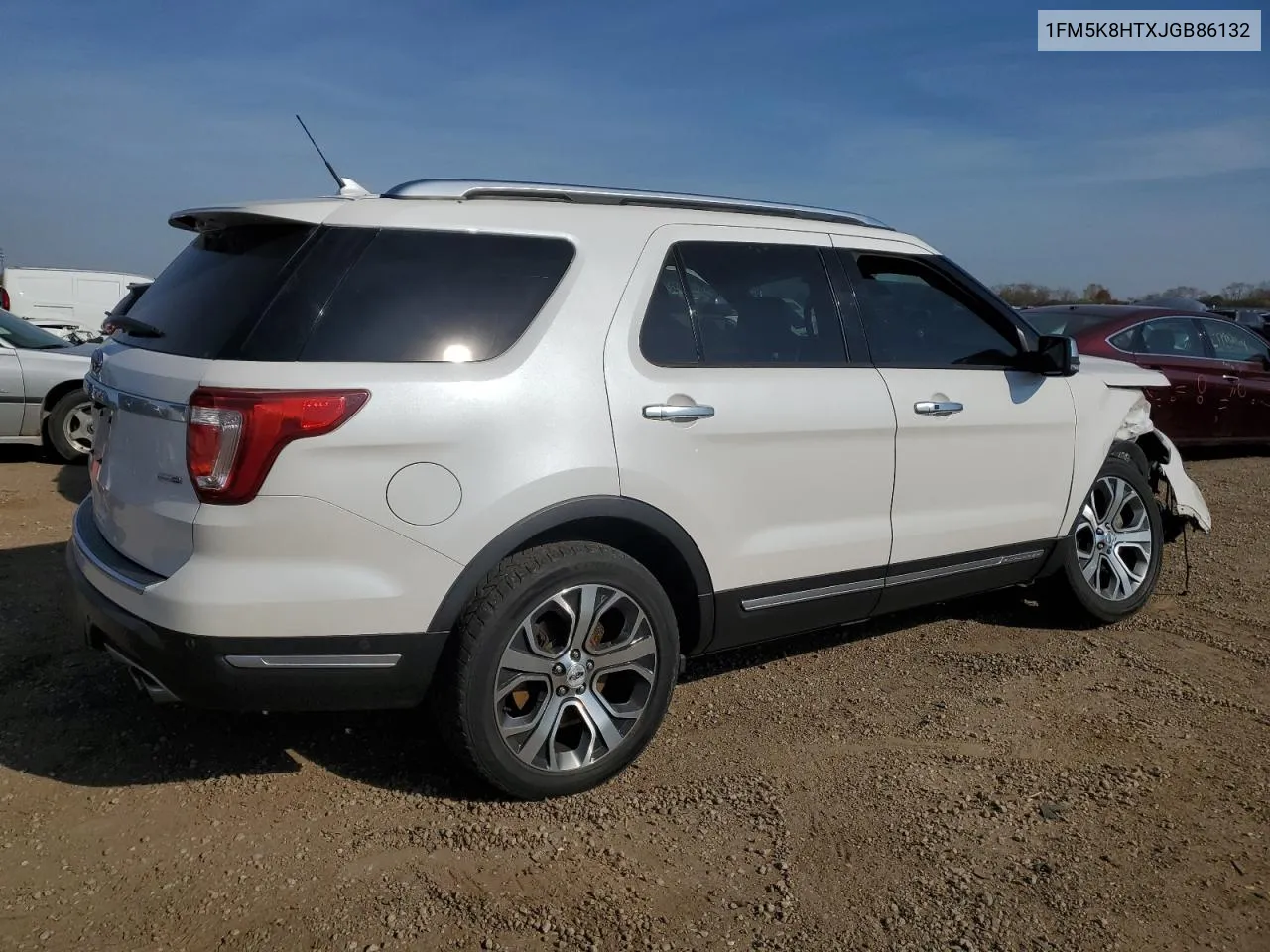 2018 Ford Explorer Platinum VIN: 1FM5K8HTXJGB86132 Lot: 78208684