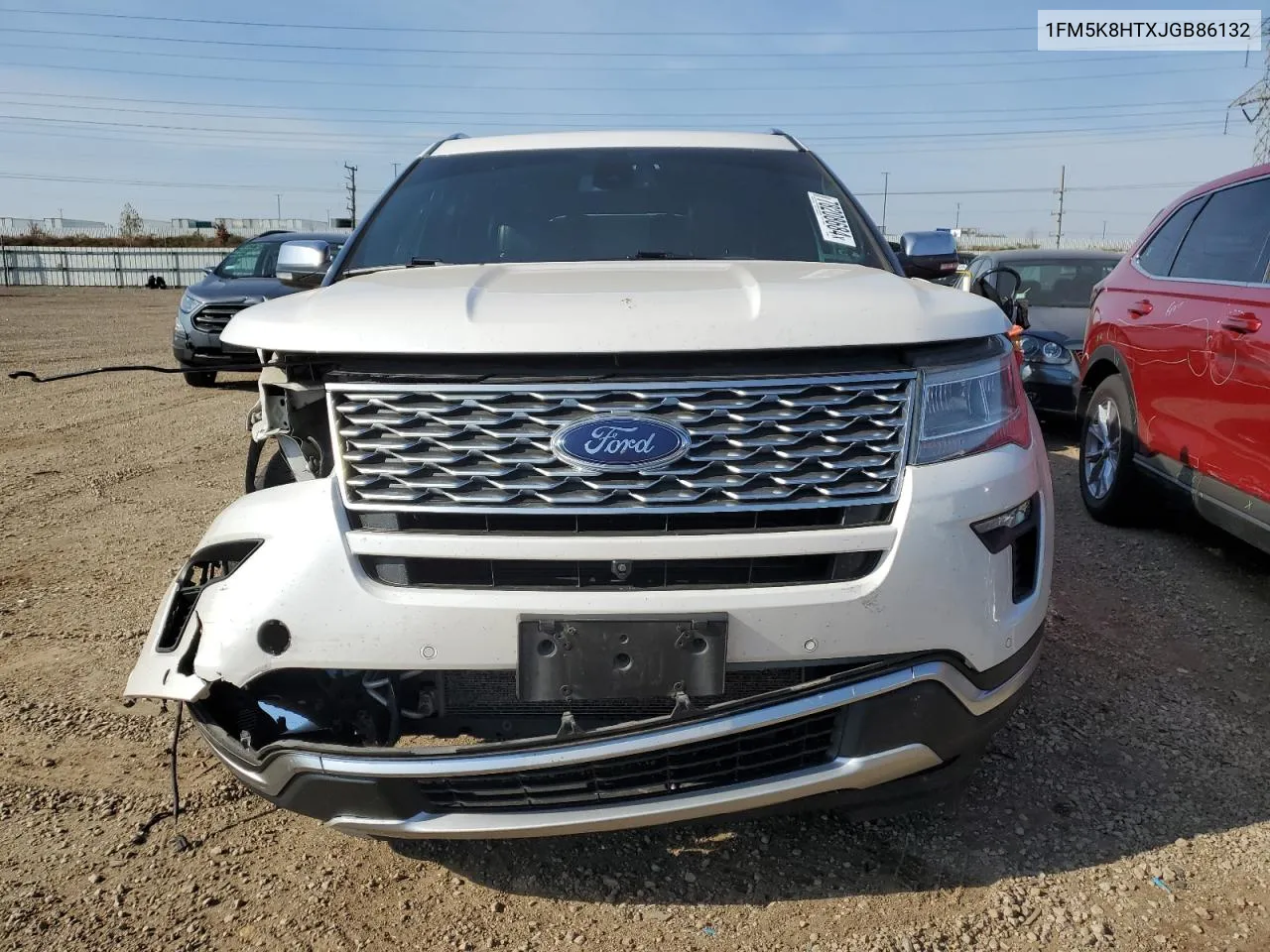 2018 Ford Explorer Platinum VIN: 1FM5K8HTXJGB86132 Lot: 78208684