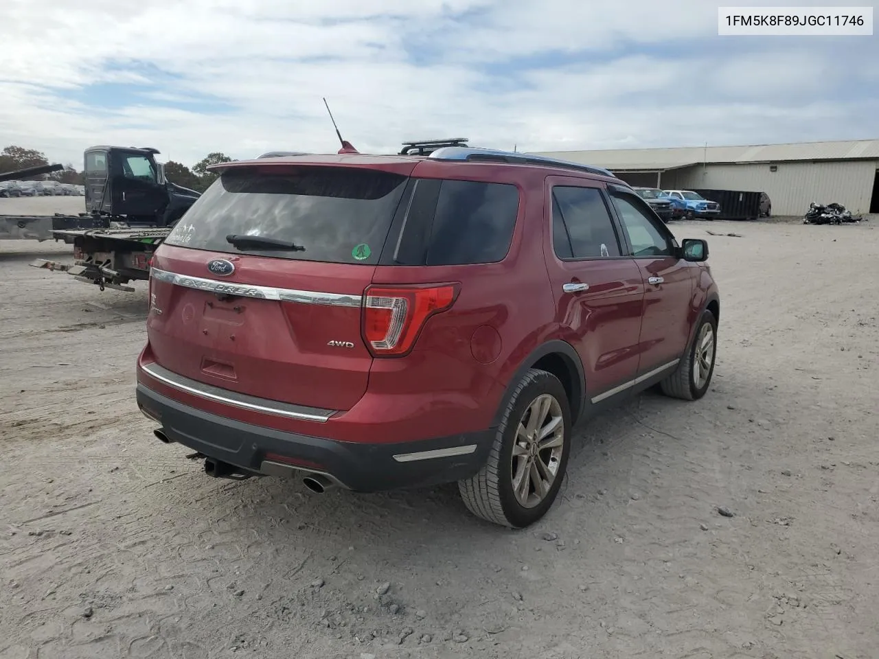 2018 Ford Explorer Limited VIN: 1FM5K8F89JGC11746 Lot: 78261704