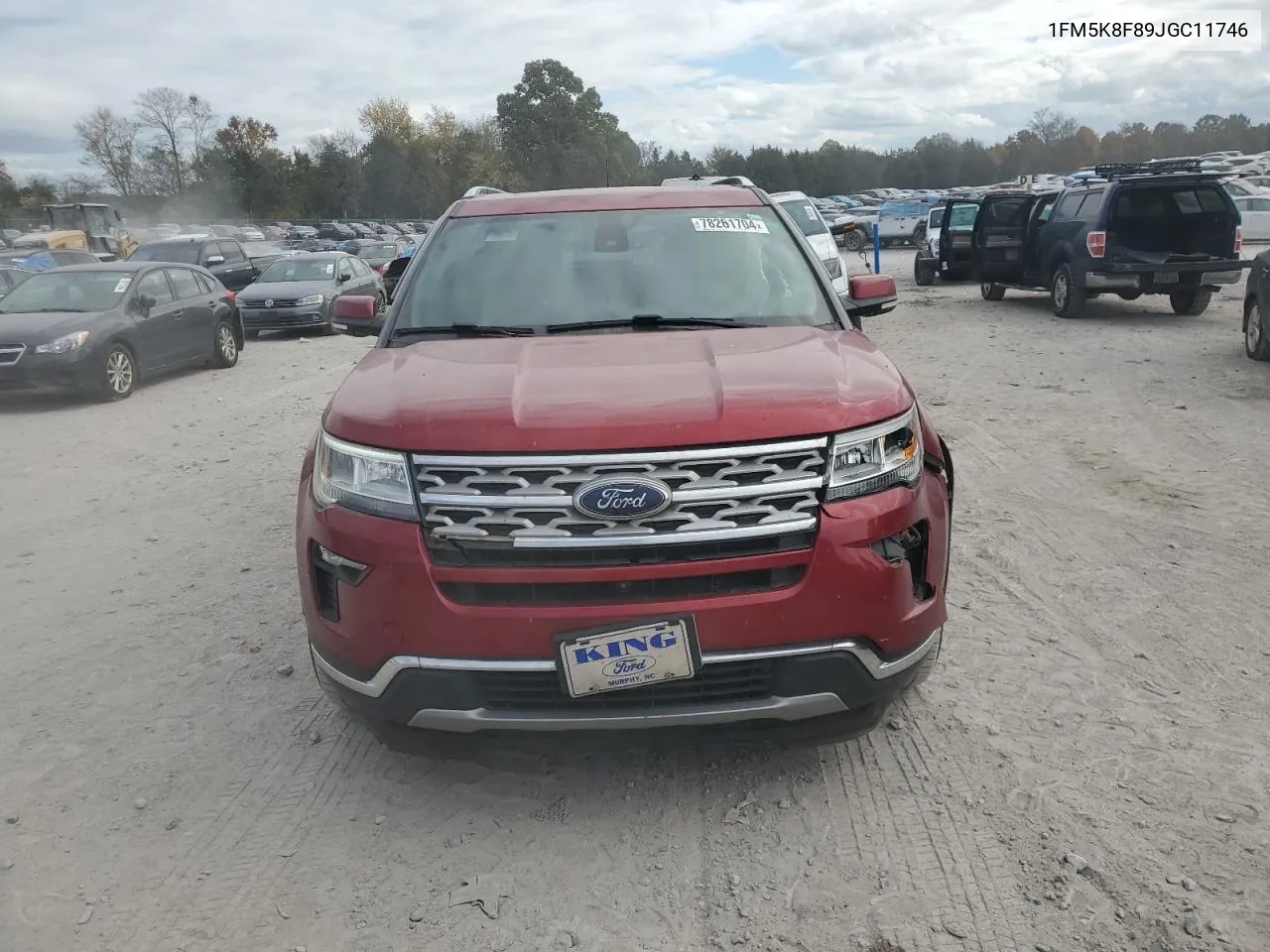 2018 Ford Explorer Limited VIN: 1FM5K8F89JGC11746 Lot: 78261704