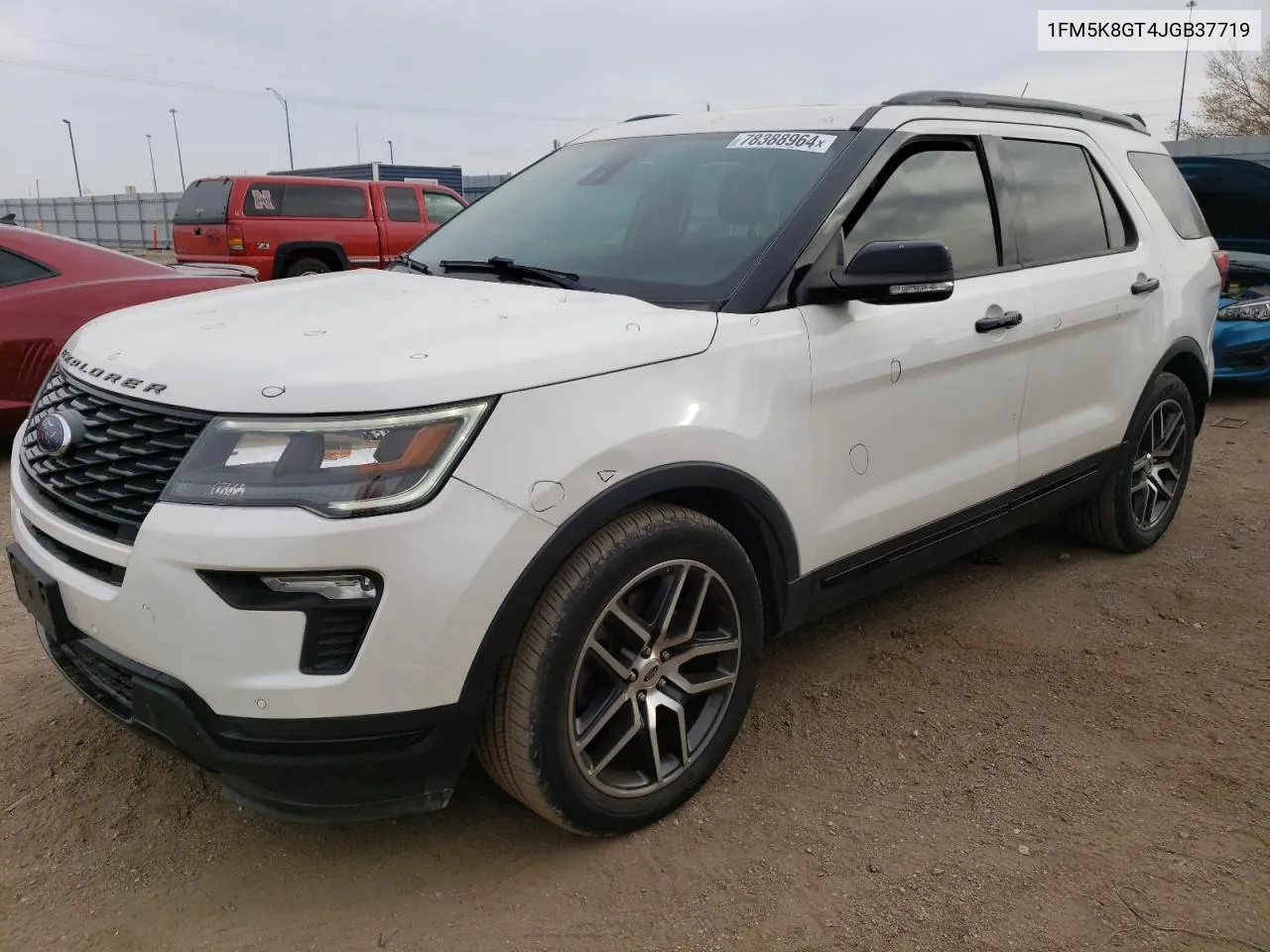 2018 Ford Explorer Sport VIN: 1FM5K8GT4JGB37719 Lot: 78388964