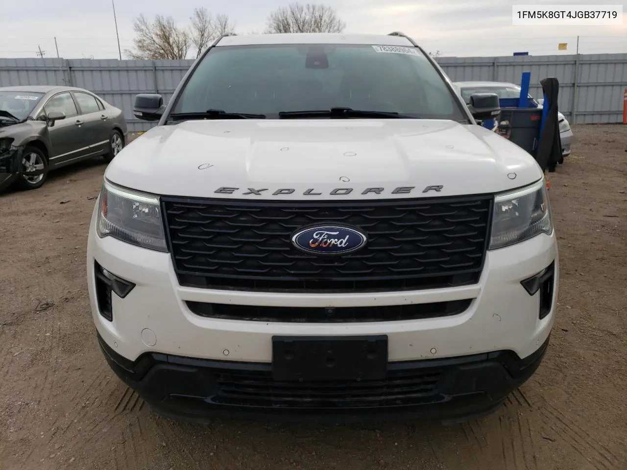 2018 Ford Explorer Sport VIN: 1FM5K8GT4JGB37719 Lot: 78388964