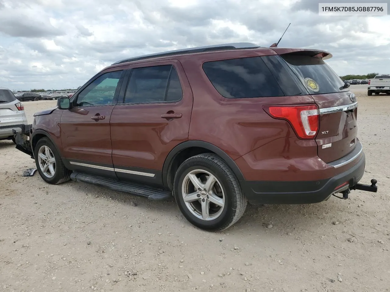 1FM5K7D85JGB87796 2018 Ford Explorer Xlt