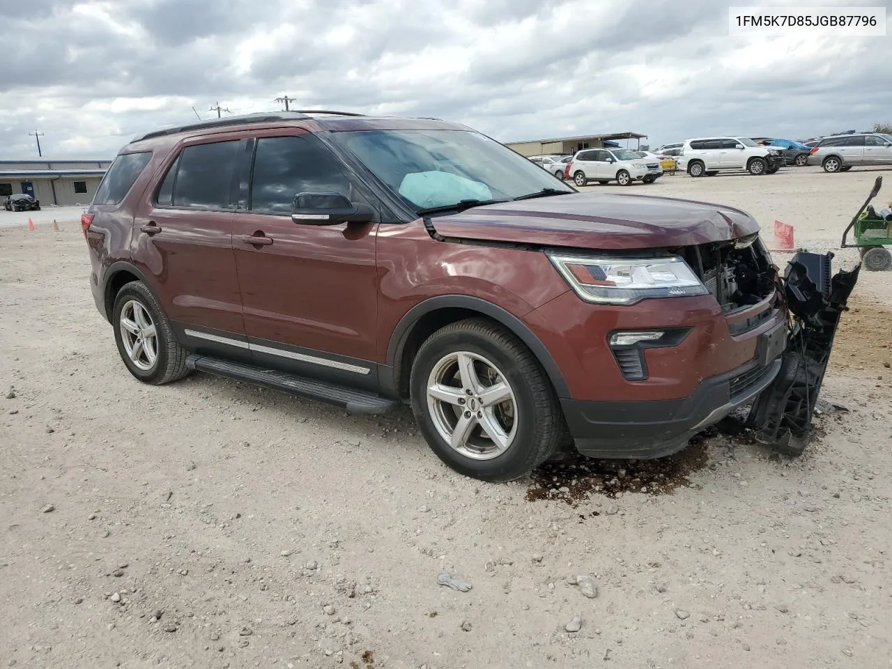 2018 Ford Explorer Xlt VIN: 1FM5K7D85JGB87796 Lot: 78463494