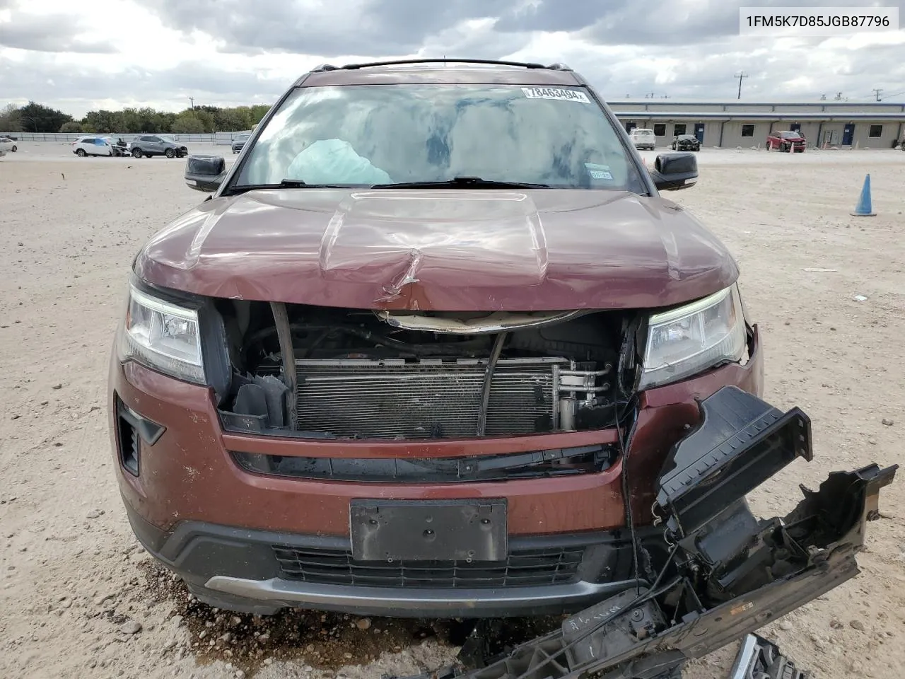 2018 Ford Explorer Xlt VIN: 1FM5K7D85JGB87796 Lot: 78463494