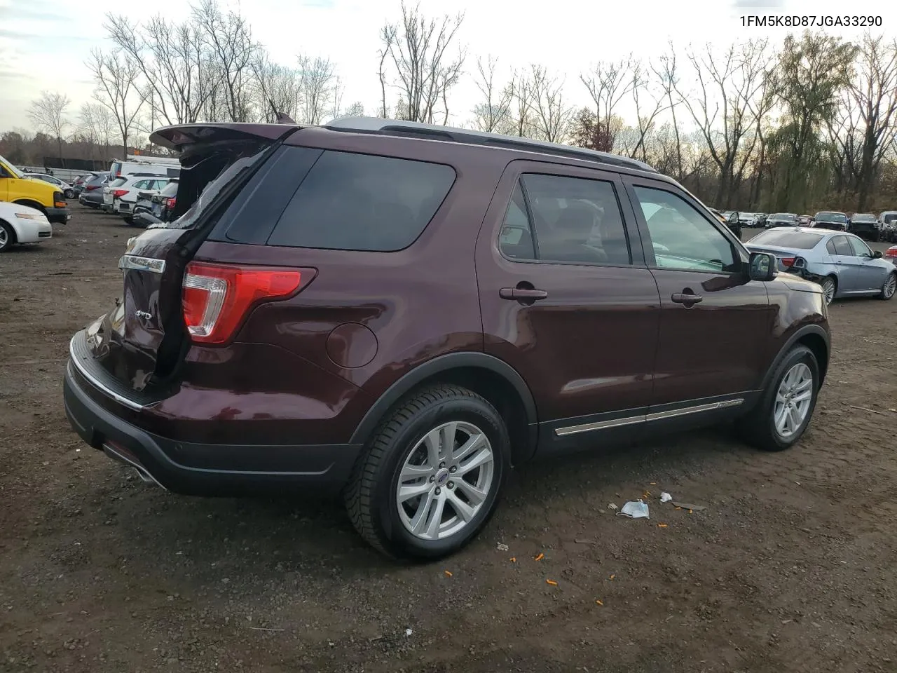 2018 Ford Explorer Xlt VIN: 1FM5K8D87JGA33290 Lot: 78468514