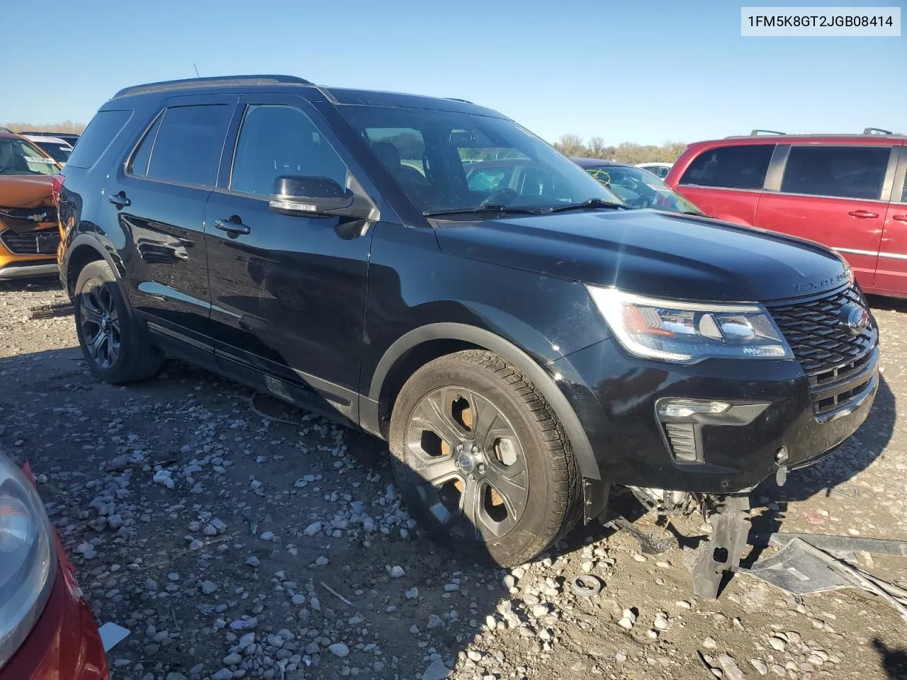 2018 Ford Explorer Sport VIN: 1FM5K8GT2JGB08414 Lot: 78839934