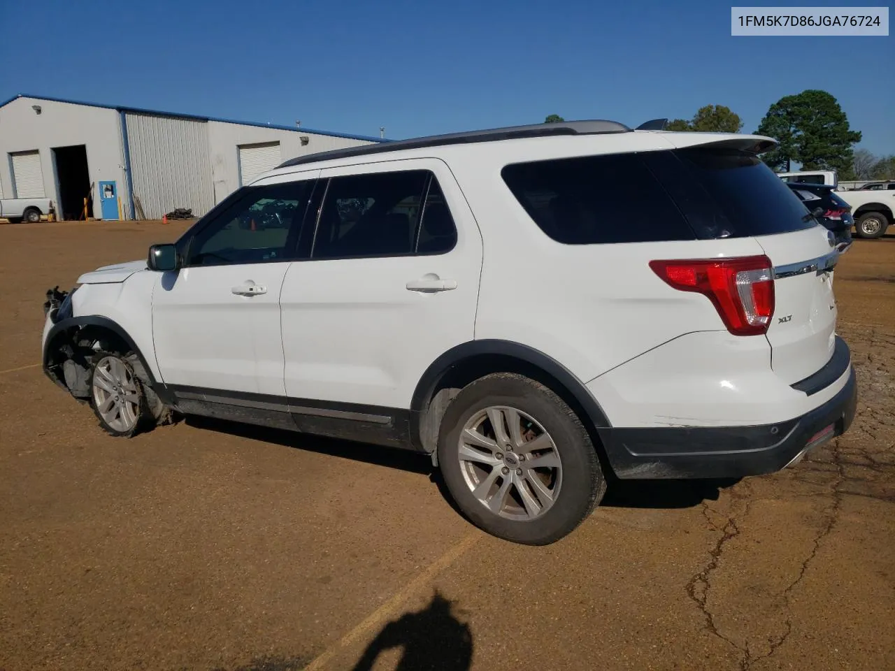 2018 Ford Explorer Xlt VIN: 1FM5K7D86JGA76724 Lot: 79475464