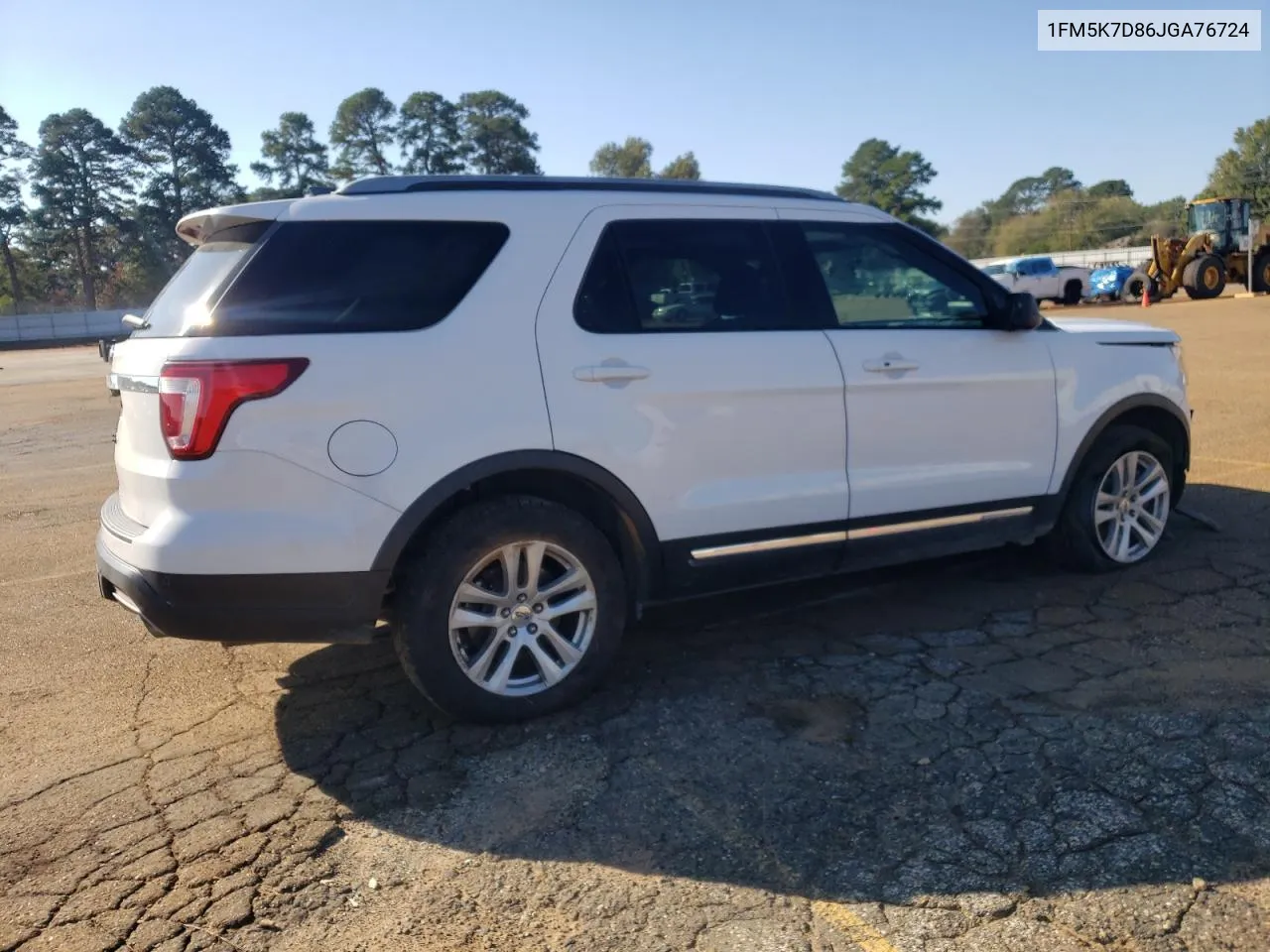 2018 Ford Explorer Xlt VIN: 1FM5K7D86JGA76724 Lot: 79475464