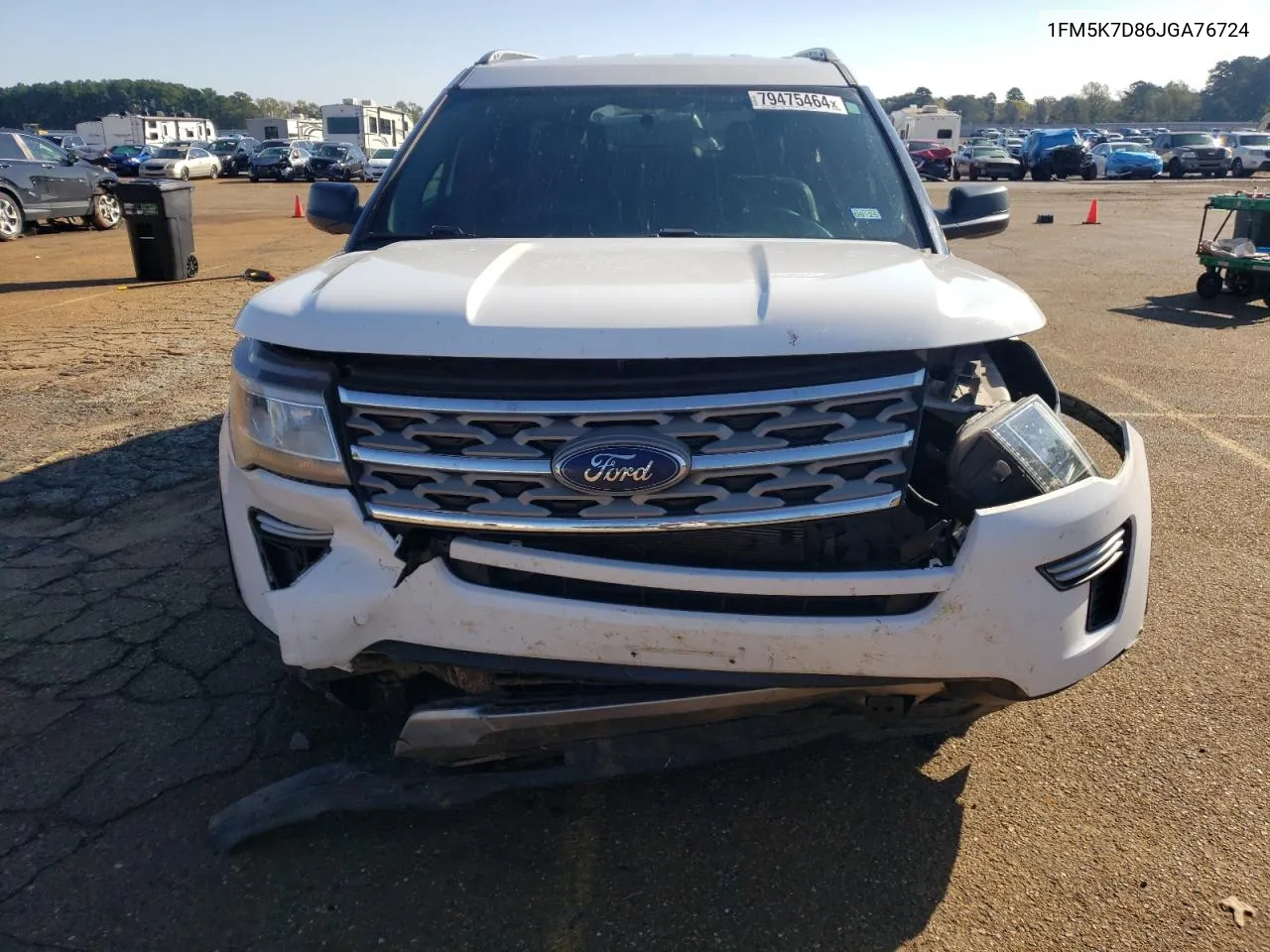 2018 Ford Explorer Xlt VIN: 1FM5K7D86JGA76724 Lot: 79475464