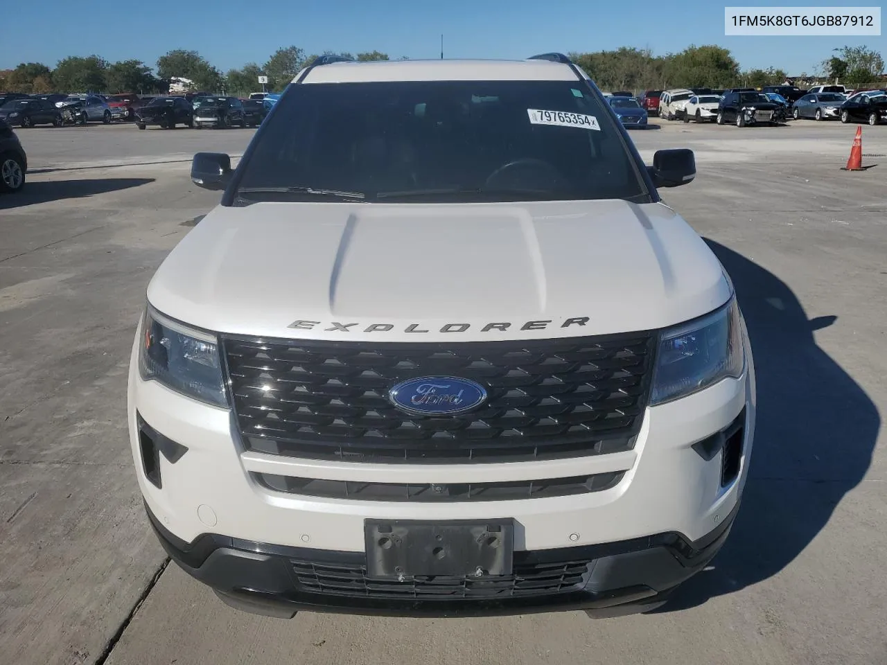 2018 Ford Explorer Sport VIN: 1FM5K8GT6JGB87912 Lot: 79765354