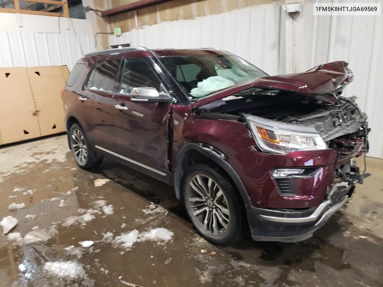 2018 Ford Explorer Platinum VIN: 1FM5K8HT1JGA69569 Lot: 80035954