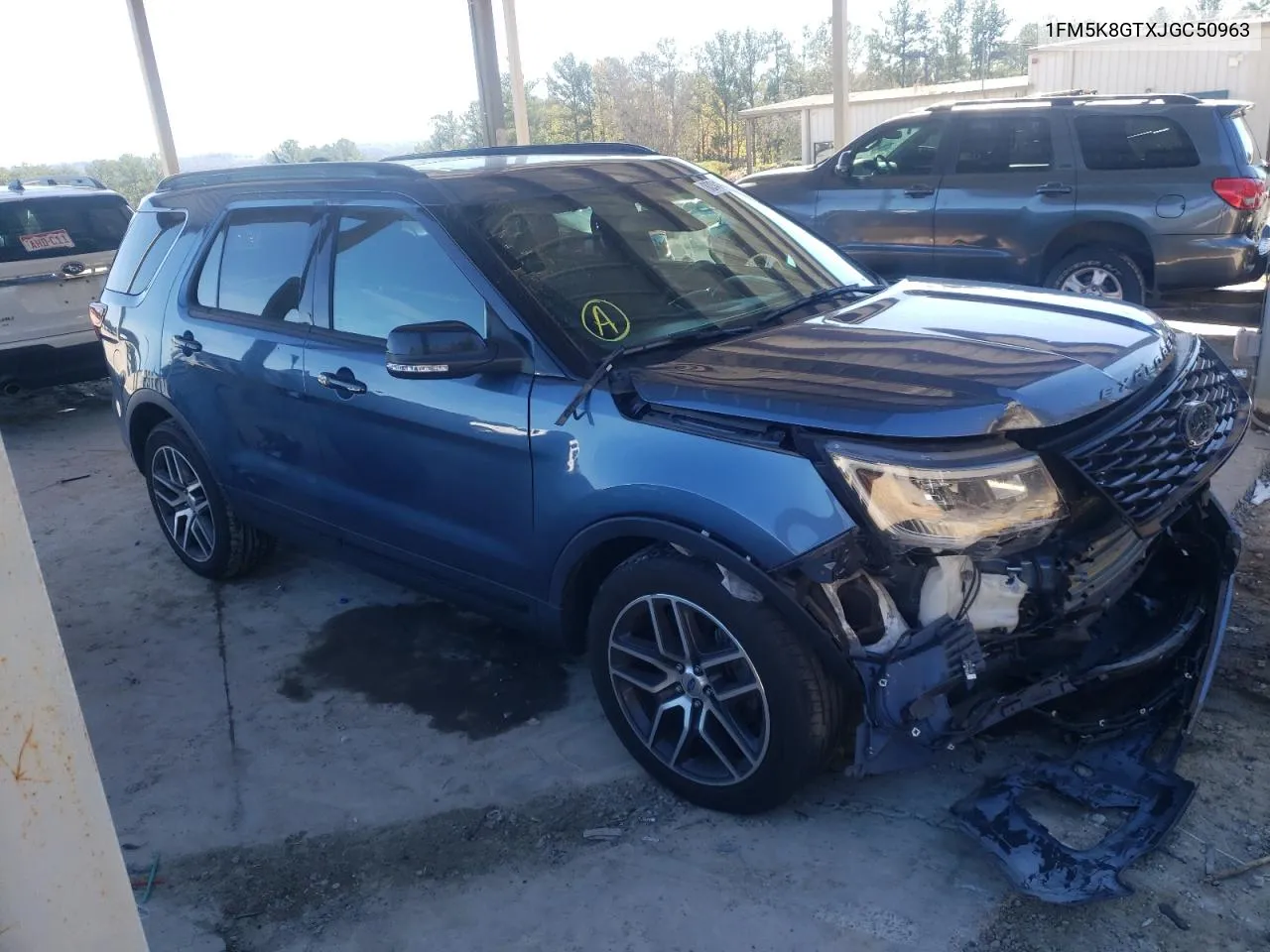 2018 Ford Explorer Sport VIN: 1FM5K8GTXJGC50963 Lot: 80341264