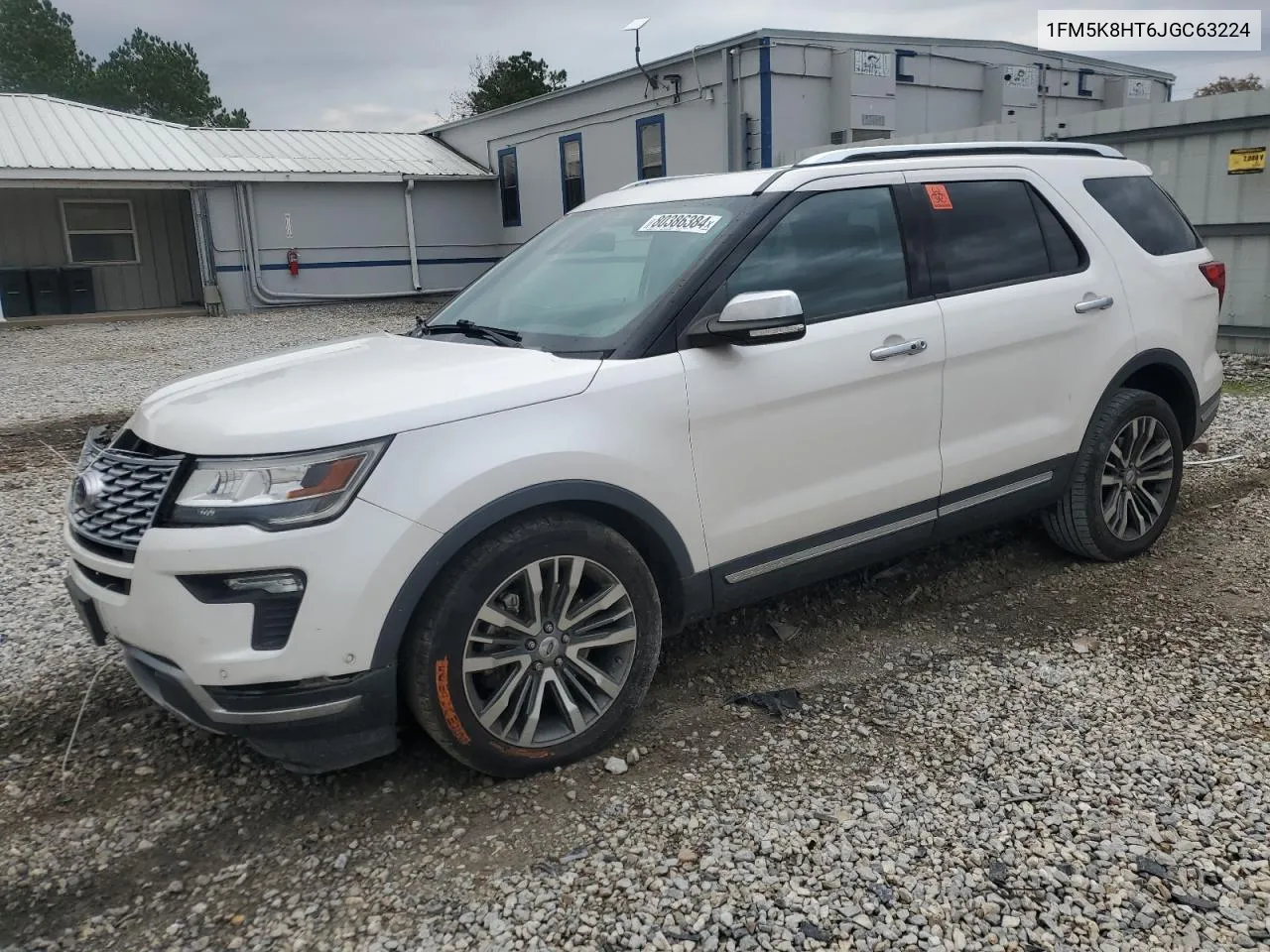 2018 Ford Explorer Platinum VIN: 1FM5K8HT6JGC63224 Lot: 80386384