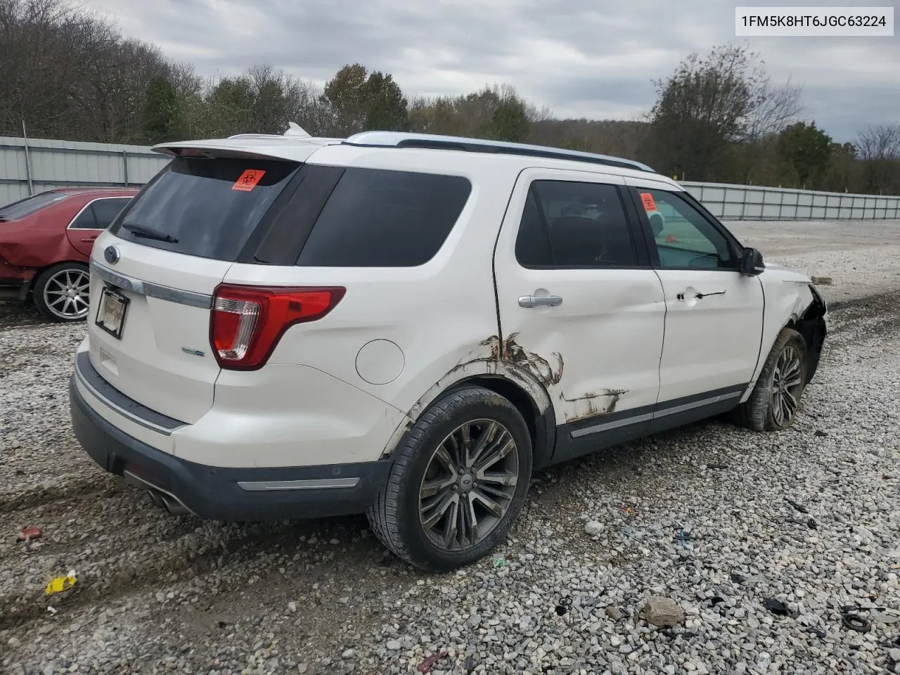 2018 Ford Explorer Platinum VIN: 1FM5K8HT6JGC63224 Lot: 80386384