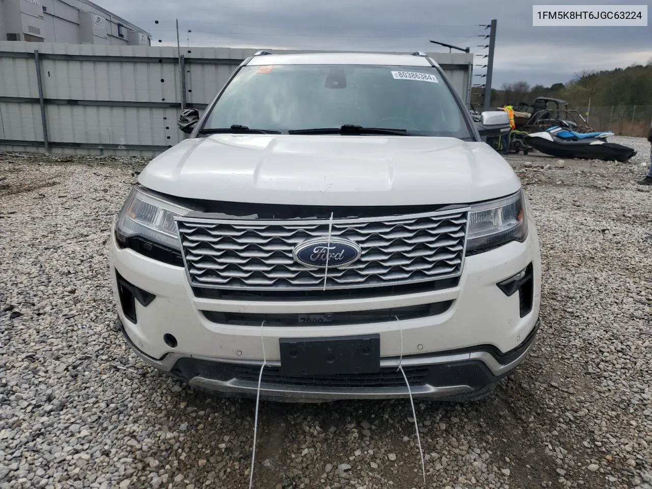 2018 Ford Explorer Platinum VIN: 1FM5K8HT6JGC63224 Lot: 80386384