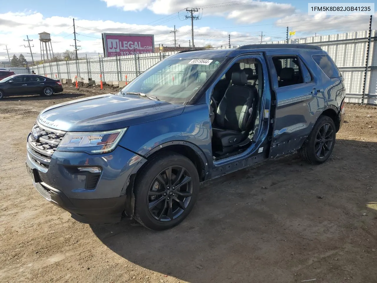 2018 Ford Explorer Xlt VIN: 1FM5K8D82JGB41235 Lot: 80519544