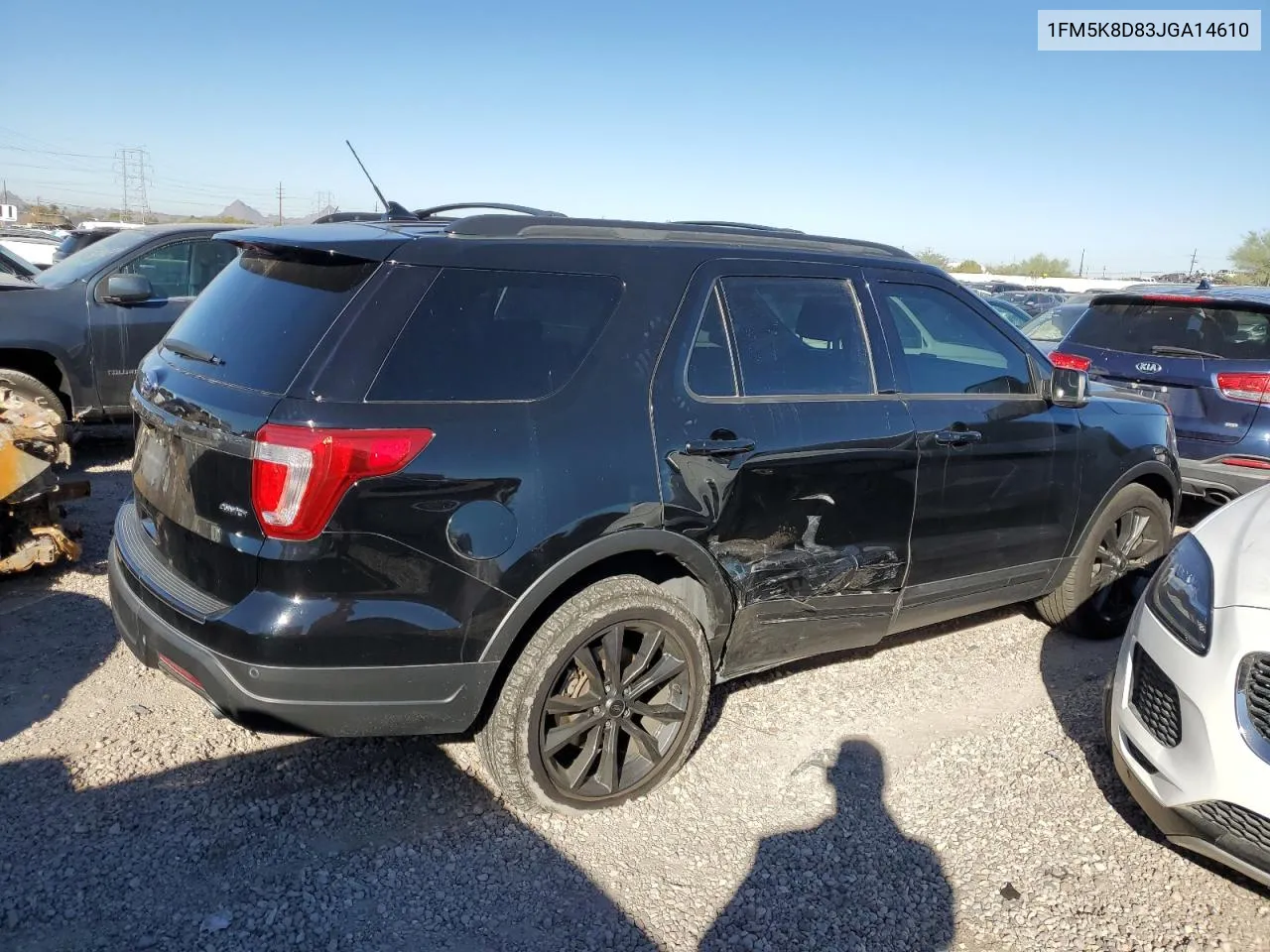 2018 Ford Explorer Xlt VIN: 1FM5K8D83JGA14610 Lot: 80573144