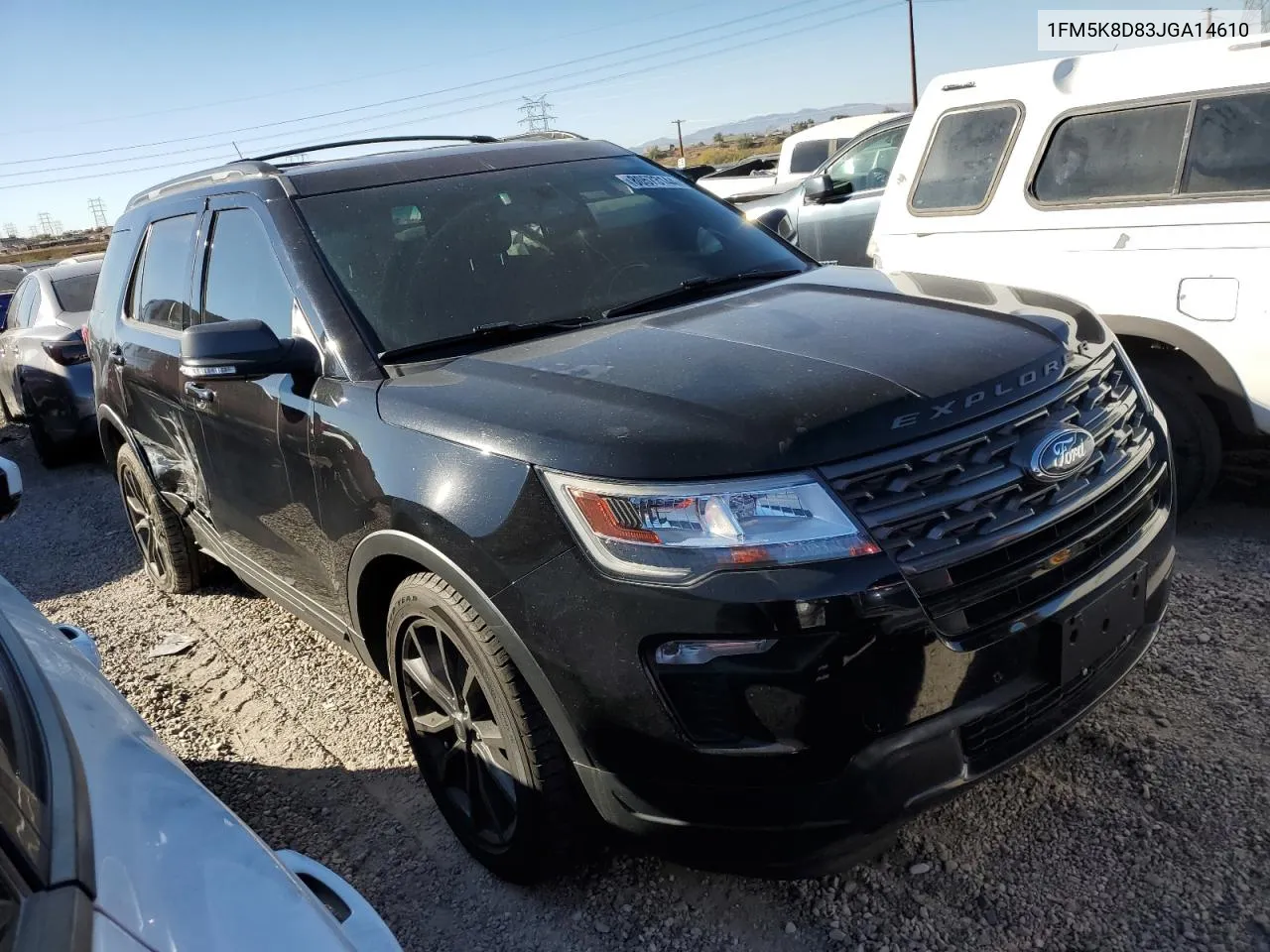 2018 Ford Explorer Xlt VIN: 1FM5K8D83JGA14610 Lot: 80573144