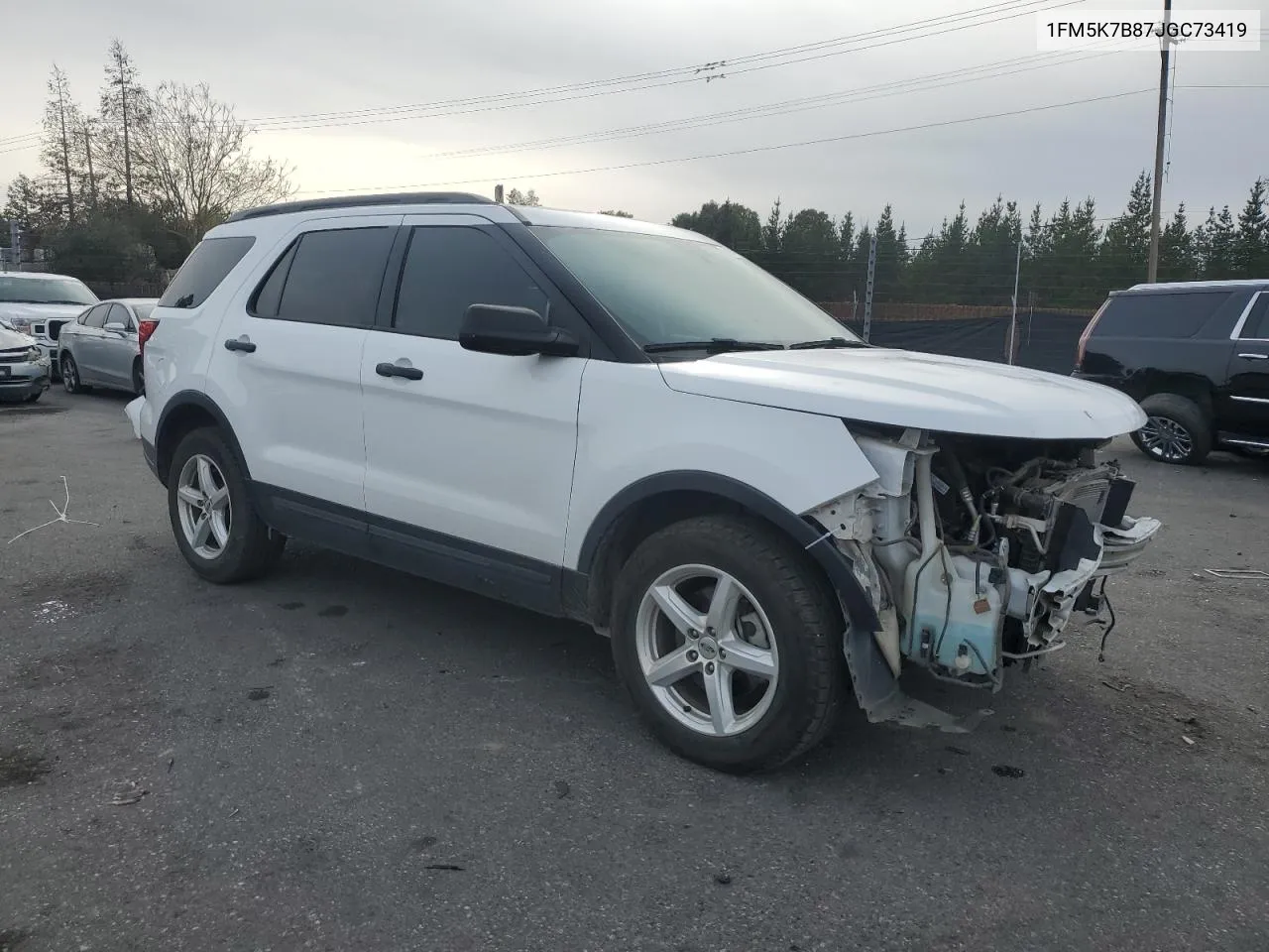 2018 Ford Explorer VIN: 1FM5K7B87JGC73419 Lot: 80740394