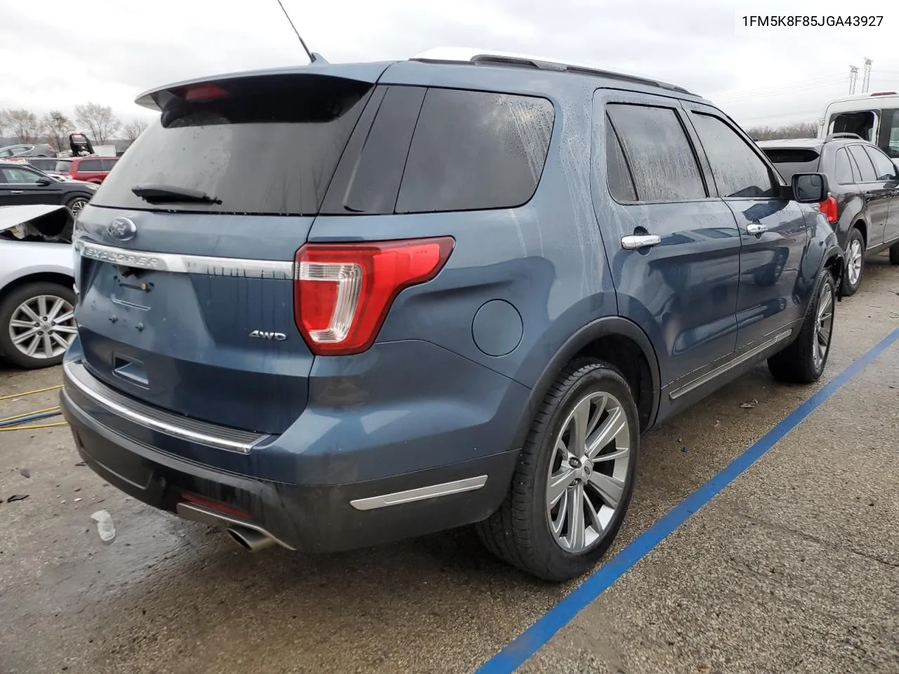 2018 Ford Explorer Limited VIN: 1FM5K8F85JGA43927 Lot: 80965354